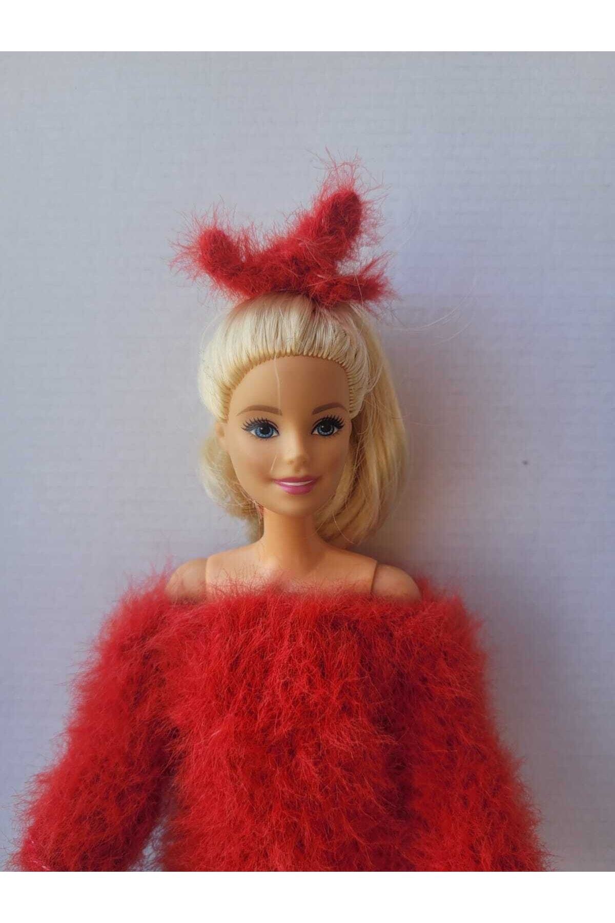 Barbie Bebek Için Sadece El Örgüsü Elbise Ve Çanta Gönderilmektedir. Barbie Bebek Dahil Değildir. 5