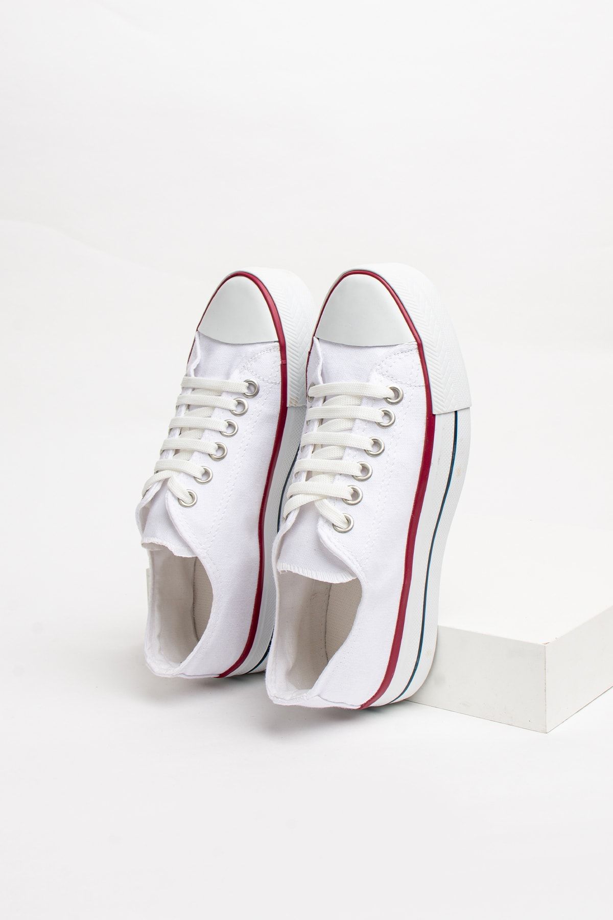 Pembe Potin Sneakers White Trendyol