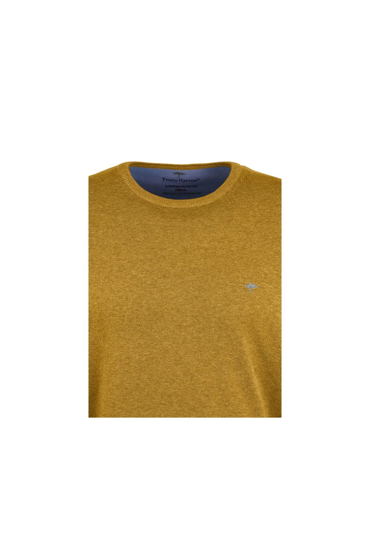 Fynch-Hatton Pullover Gelb Regular Fit Fast ausverkauft