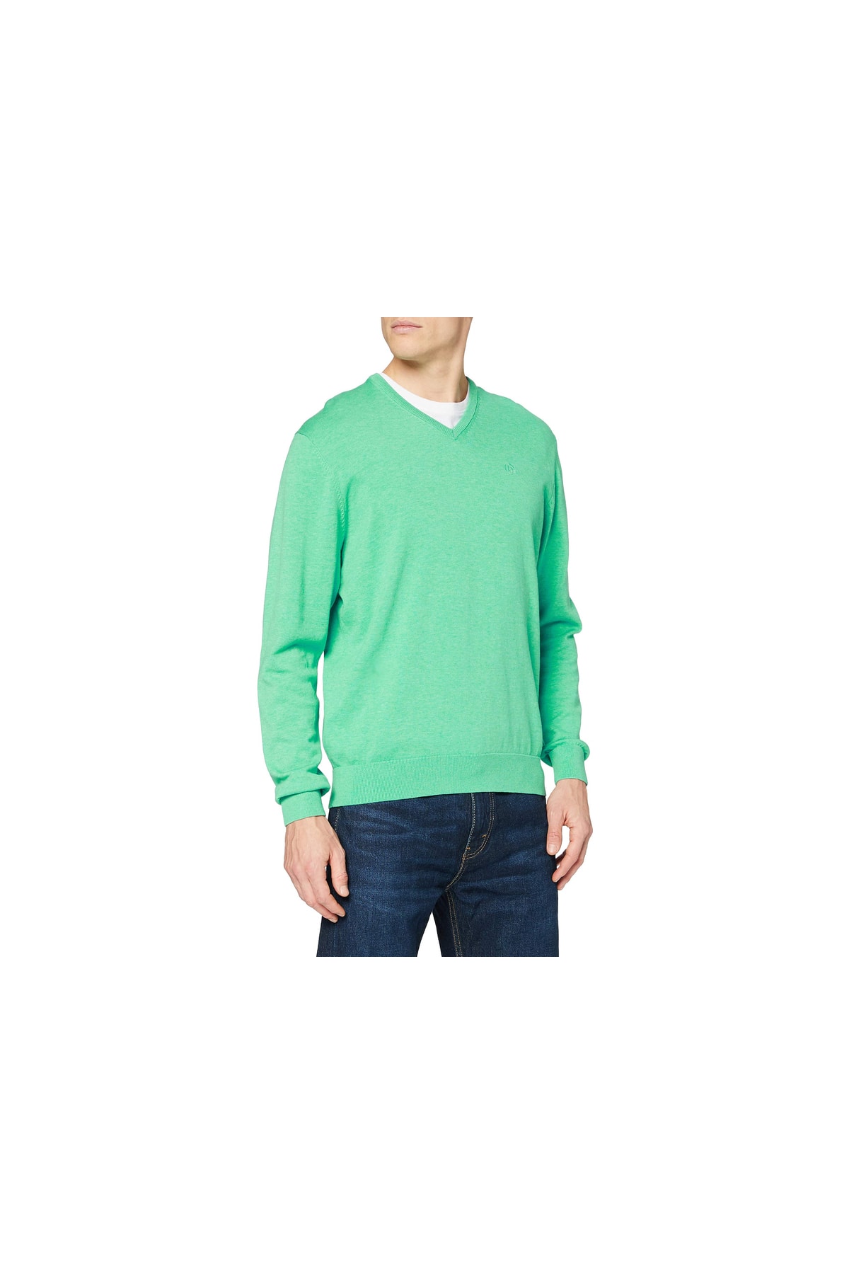 BUGATTI Pullover Grün Regular Fit Fast ausverkauft
