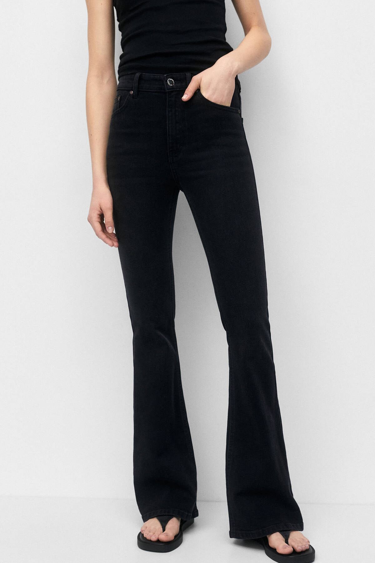 Pull & Bear شلوار جین تنگ با کمر بلند زنانه