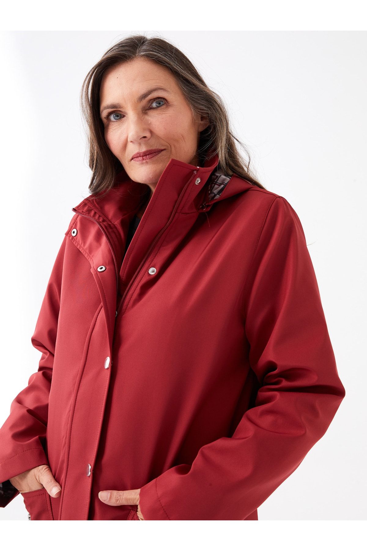 LC Waikiki Winterjacke Rot Basic