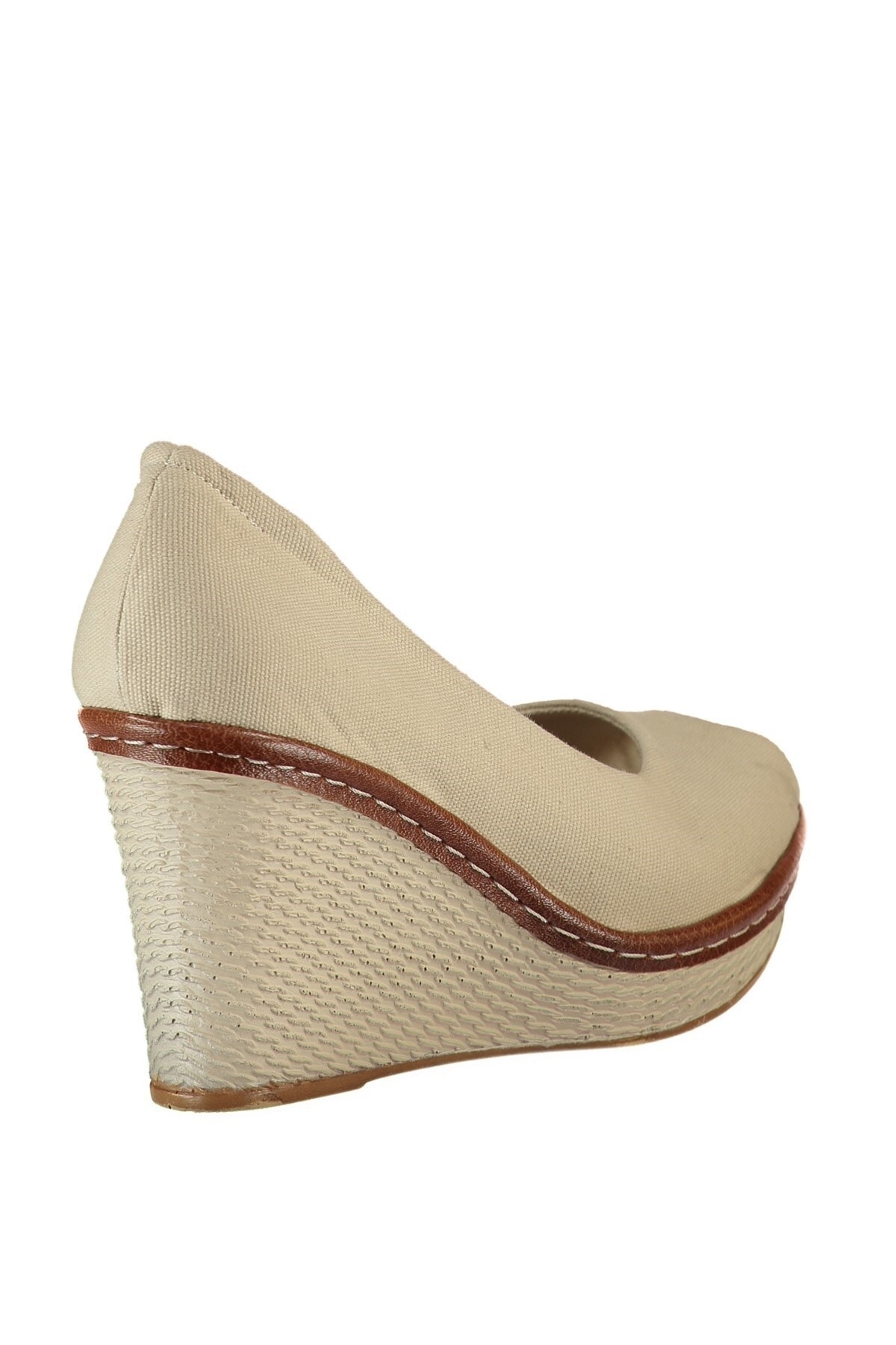 Fox Shoes Bej Kadın Dolgu 9674040305 görsel 5