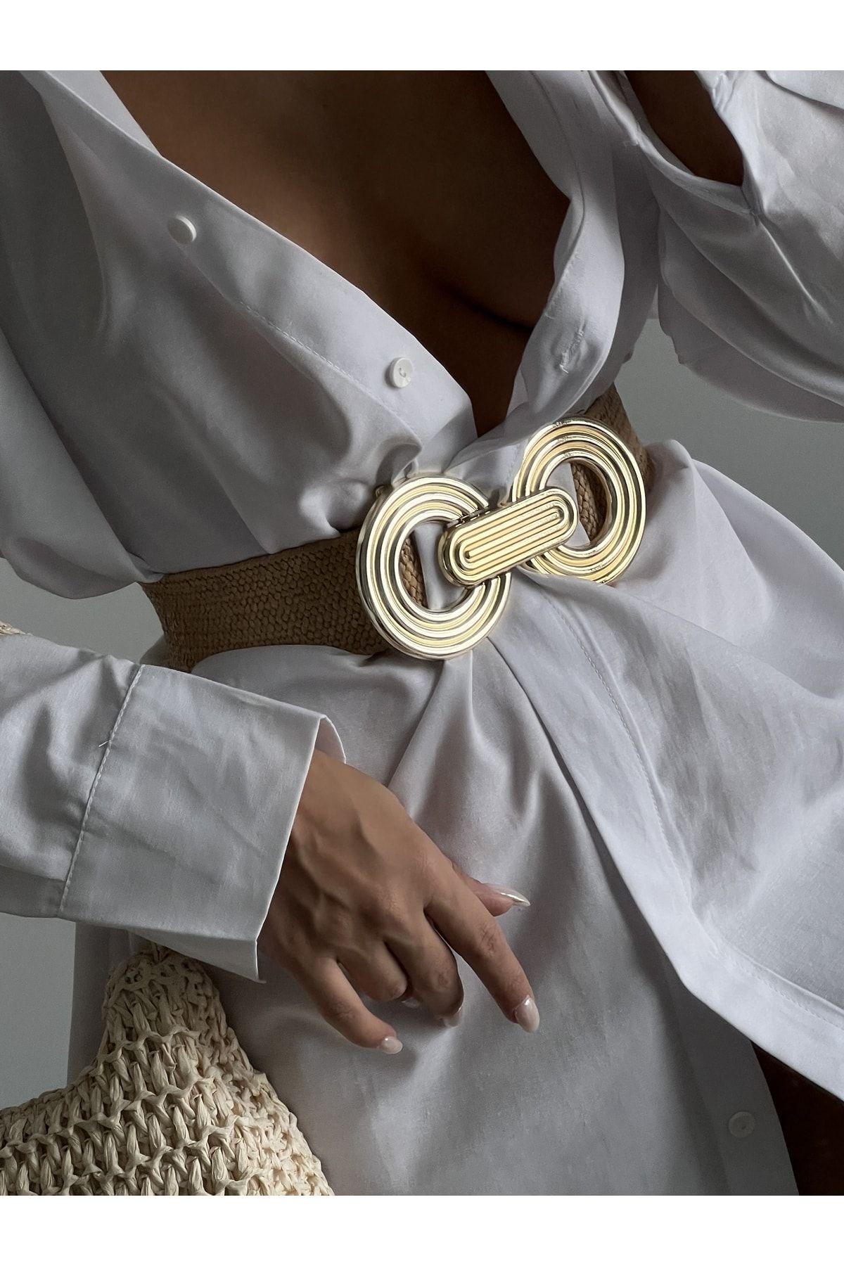 Gold hotsell stretch belt