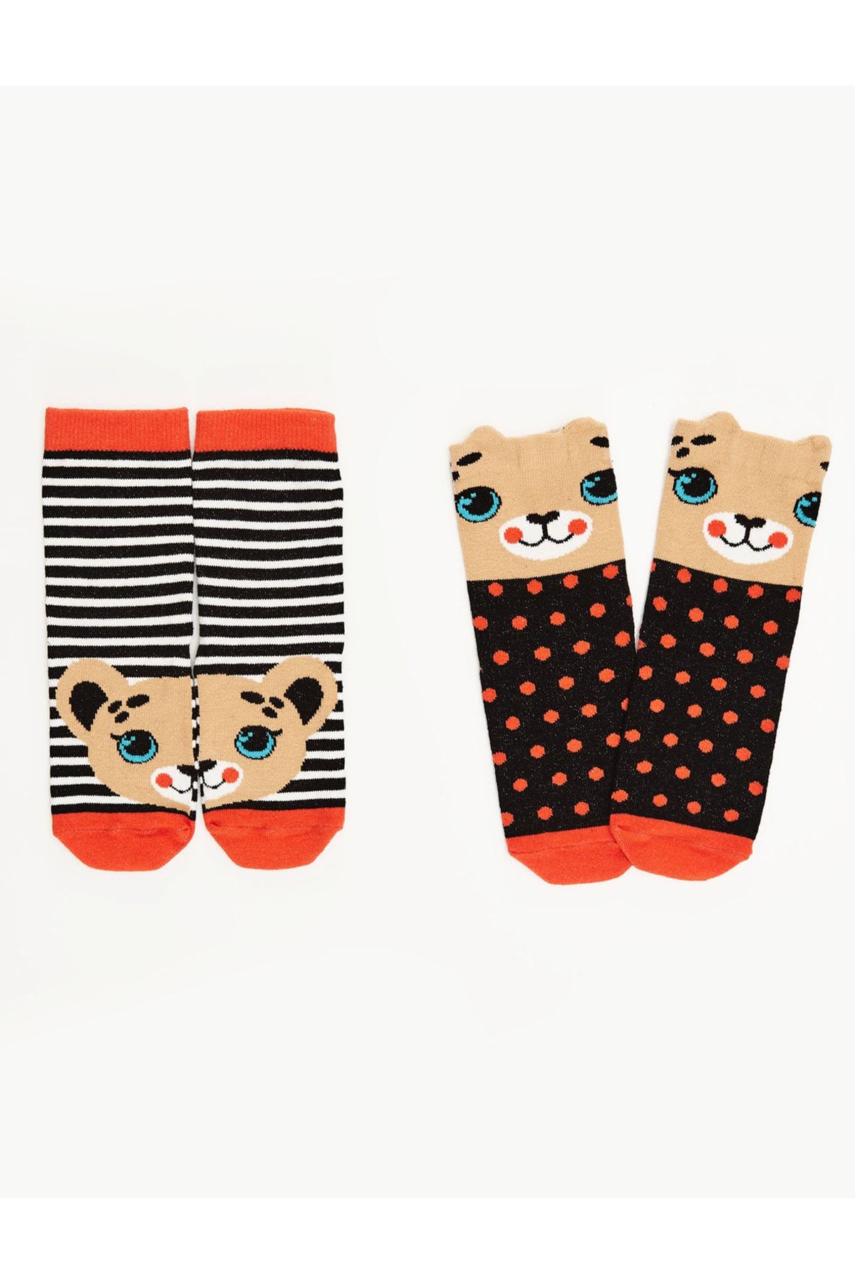 Denokids Socken Schwarz 2 St