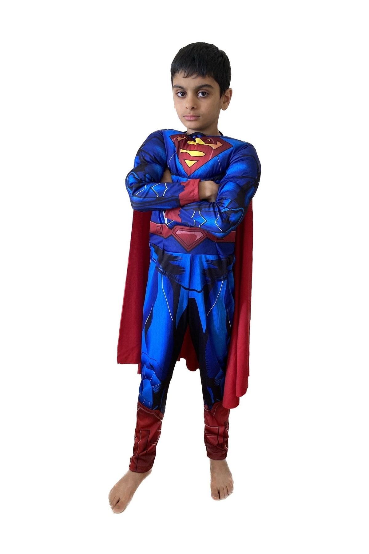 YÜSÜ-Superman Kids Muscular Costume 4