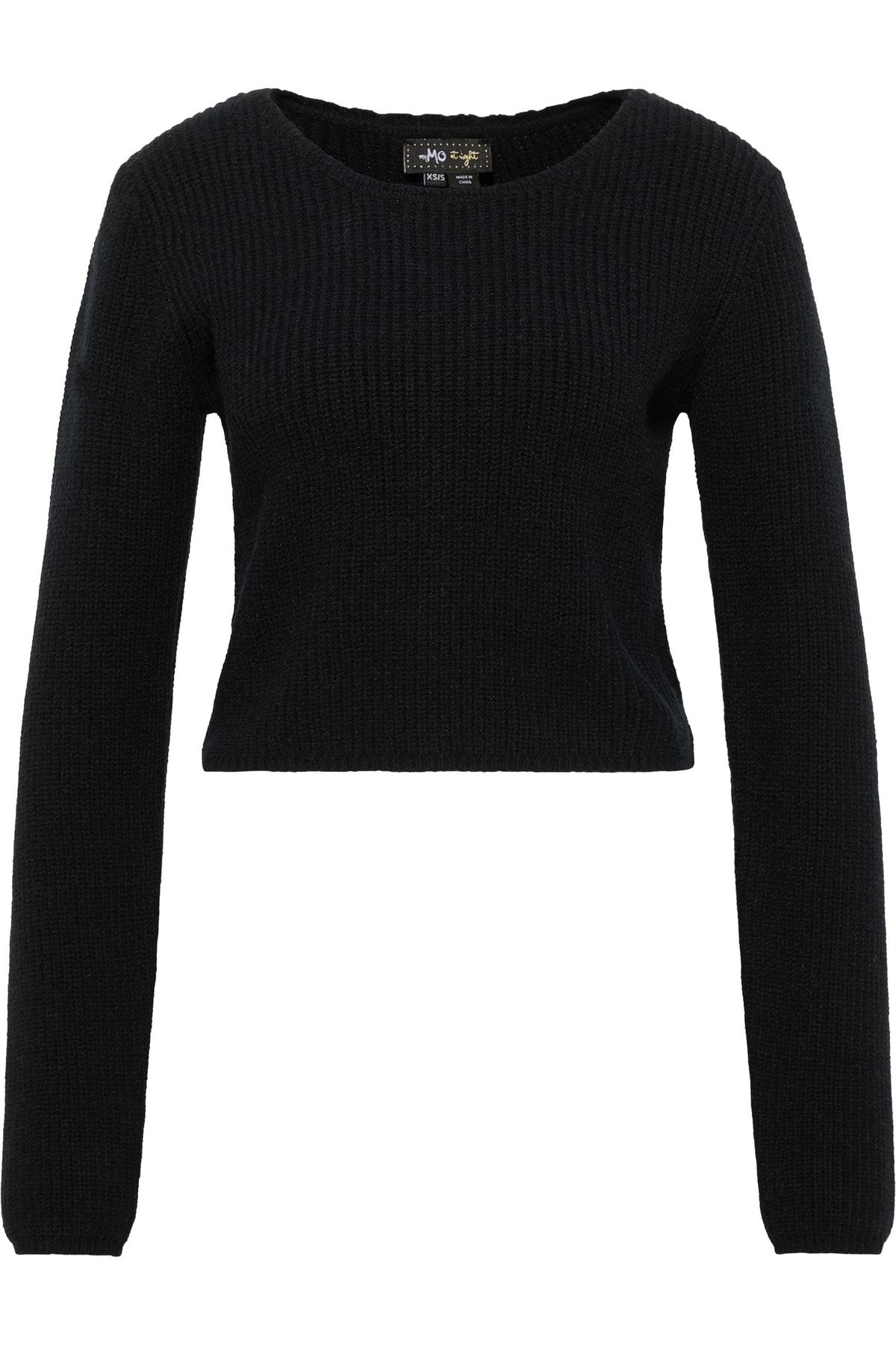 myMo Pullover Schwarz Regular Fit