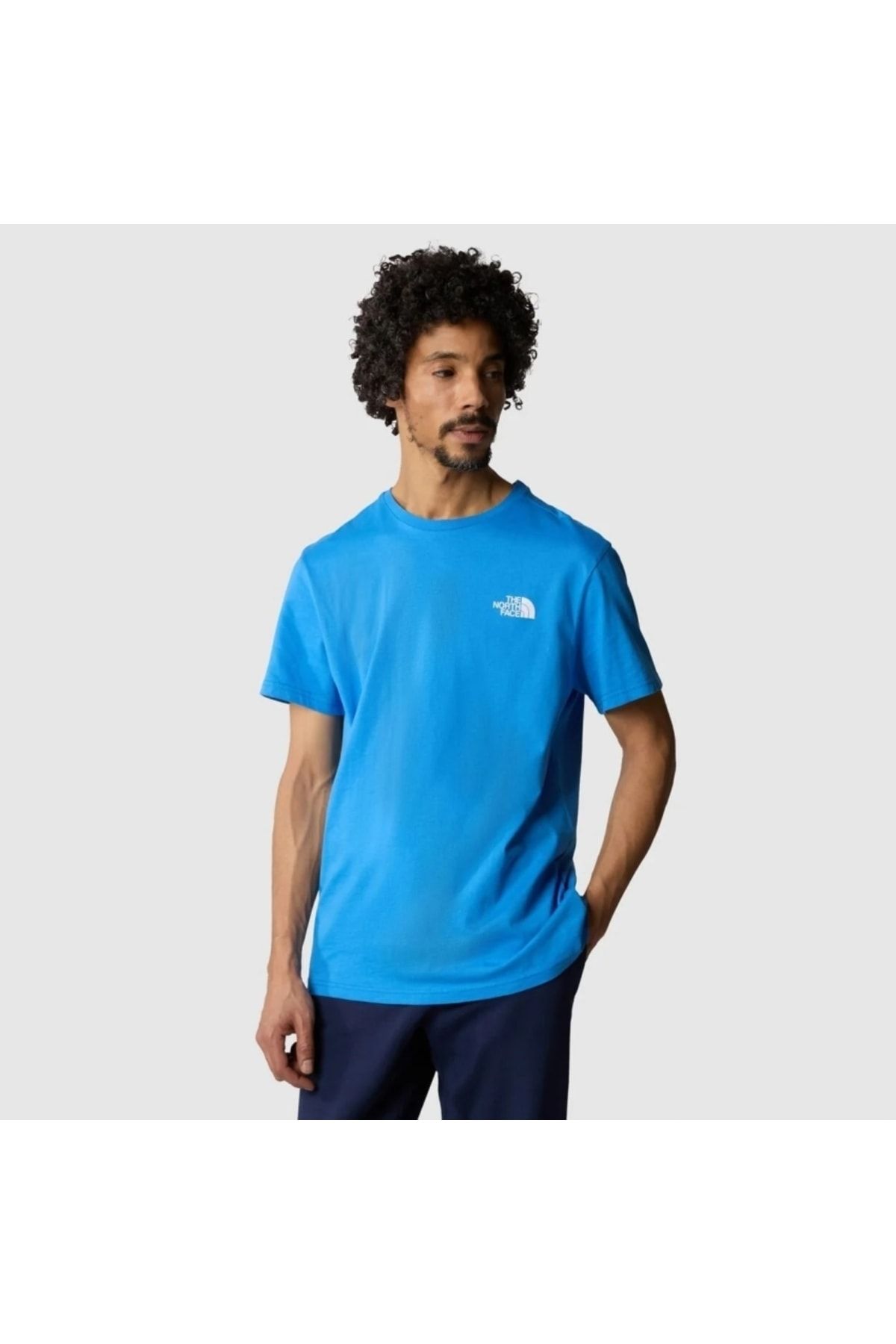 The north face hotsell blue t shirt