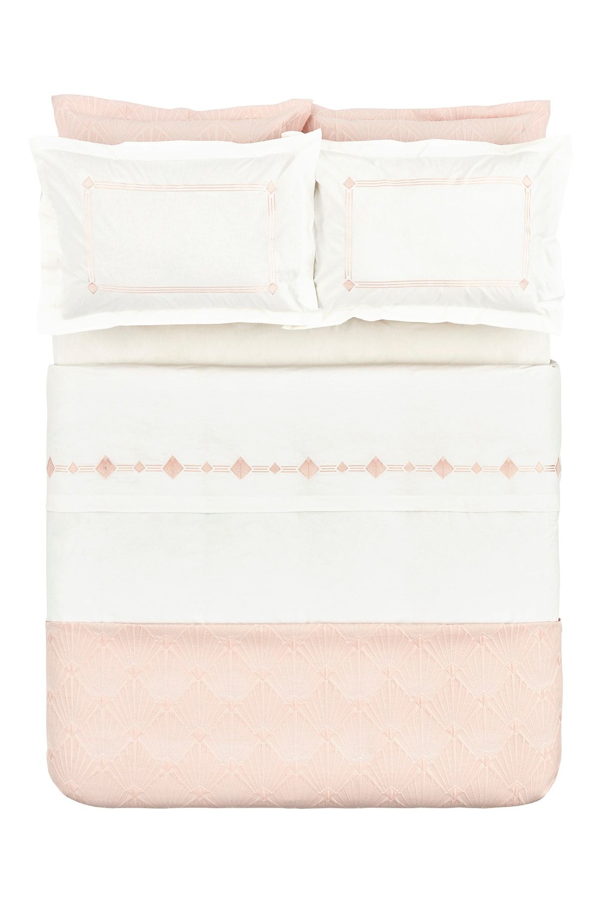 Karaca Home-Diamond Double Duet Set Salmon 6