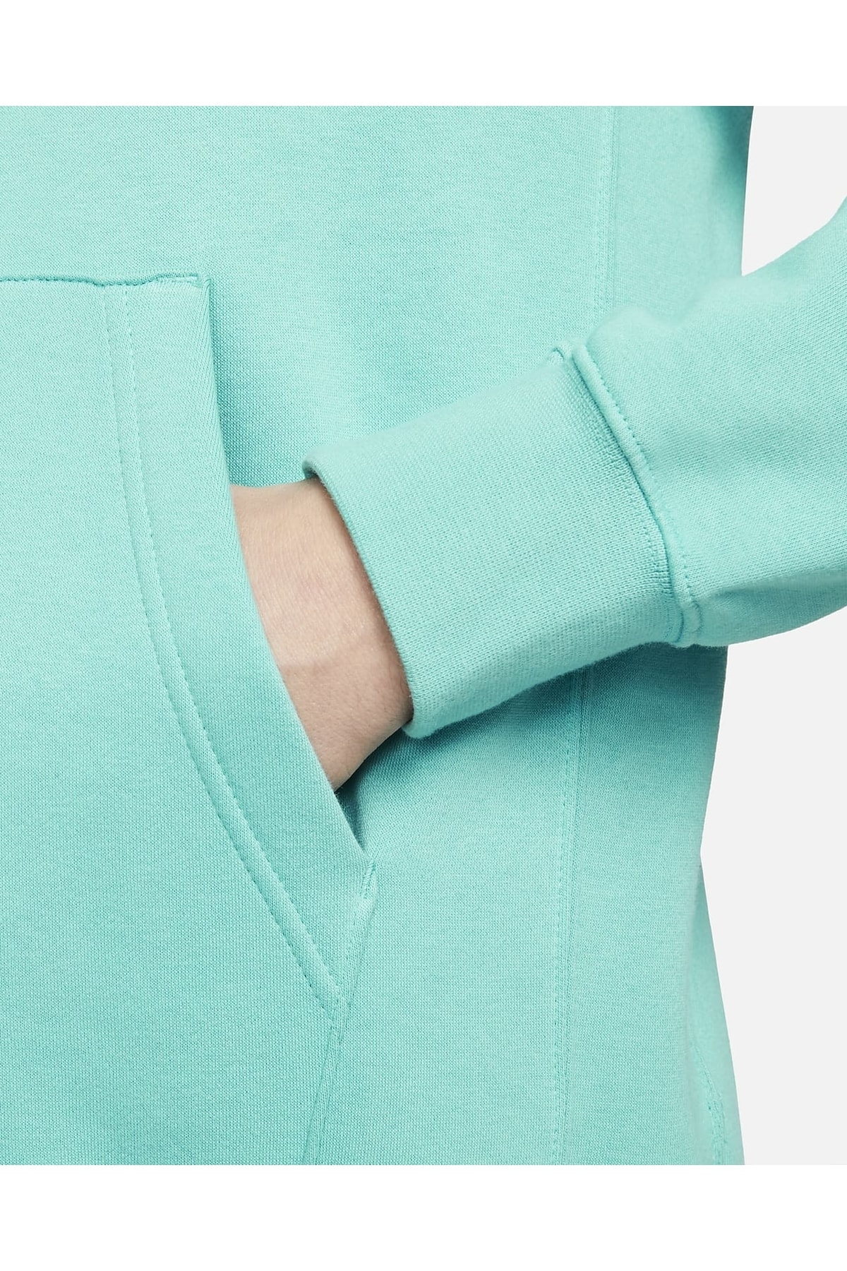 سویشرت اسپرت نایکی مردانه پلی استر سبز اسپرت راسته Regular/رگولار    Regular/رگولار اسپرت | Nike Est671 - تصویر 4