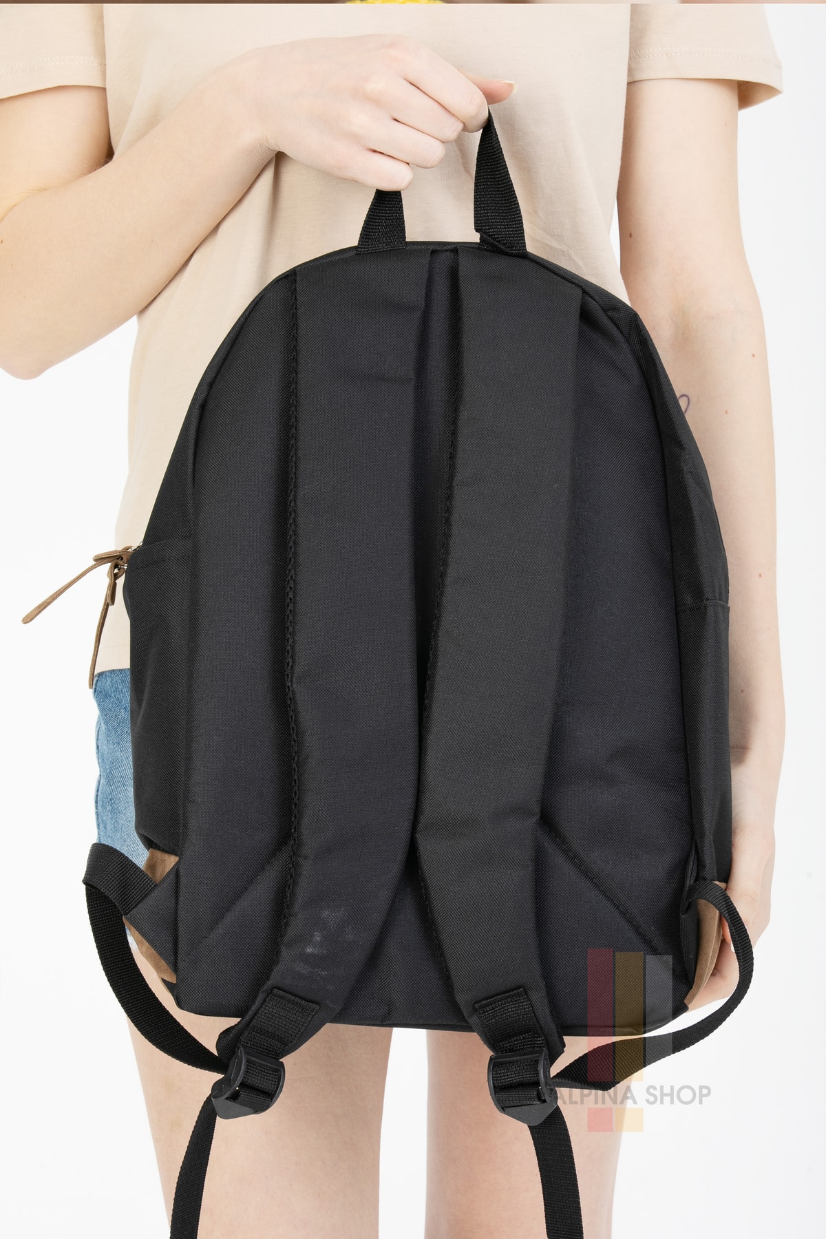 کوله پشتی زنانه قهوه ای QBAG | ASOSM1 اورجینال - تصویر 6