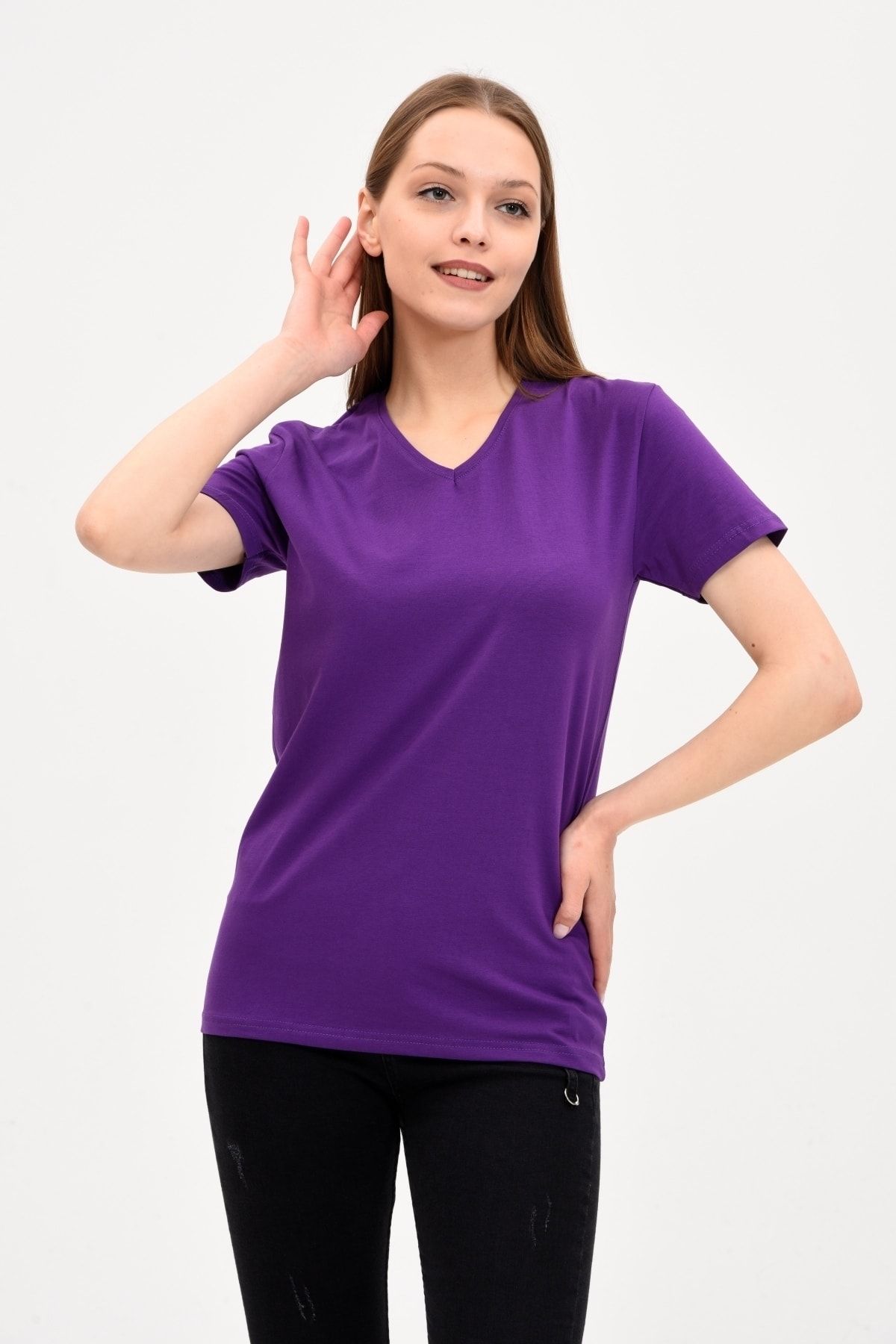 GENIUS T-Shirt Lila Regular Fit