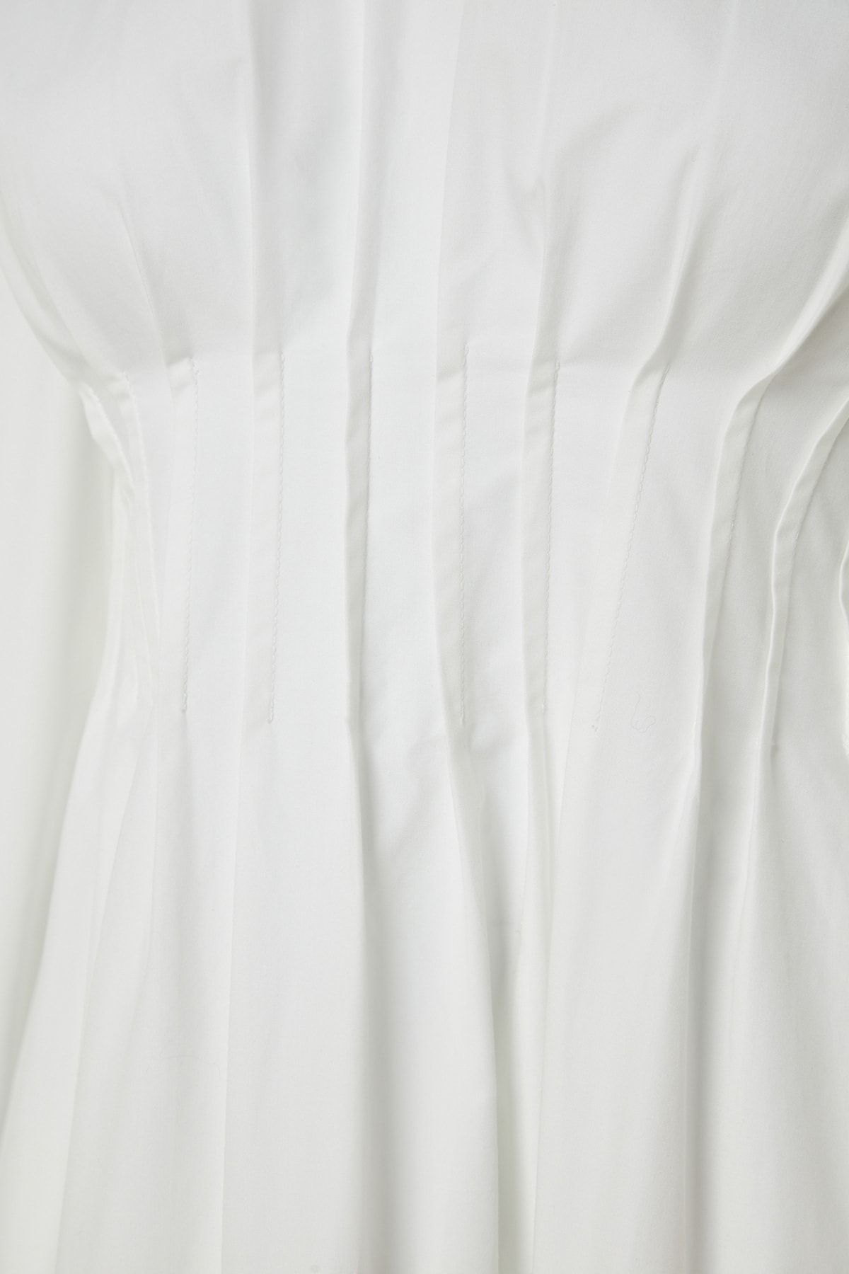 Trendyol Modest-Kevser Sarıoglu Puderfarbenes, geripptes Kleid mit Taschendetails aus 100 % Baumwollpopeline TCLSS23EB00005 7