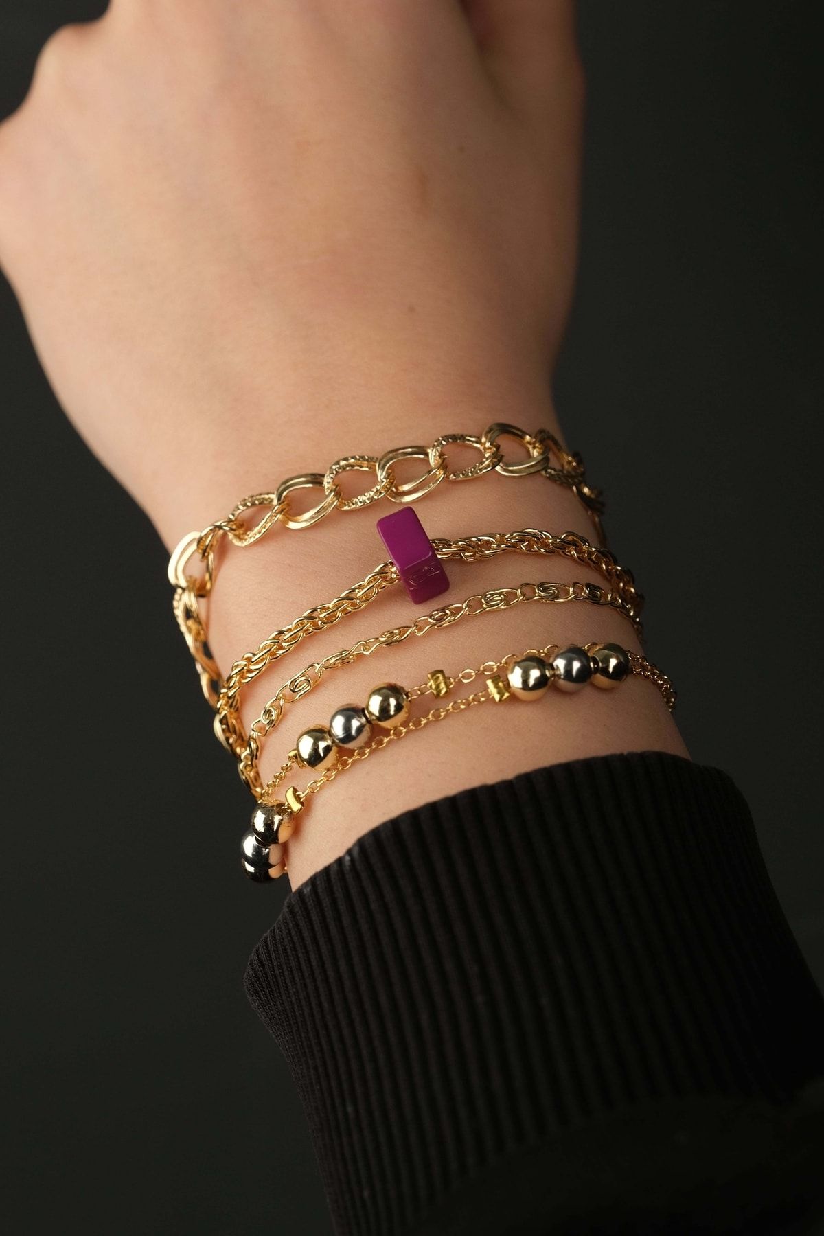 Bracelet clearance set gold