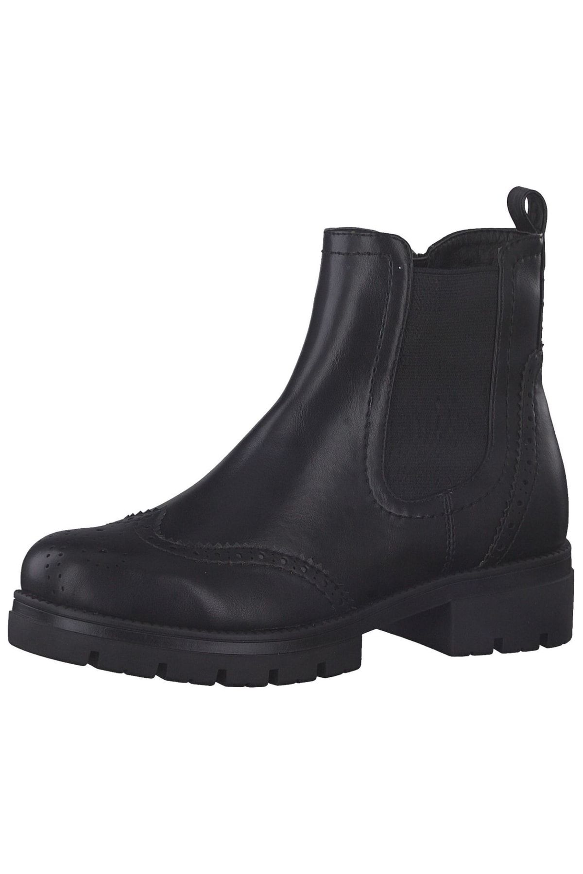 Tamaris Stiefelette Schwarz Blockabsatz Fast ausverkauft