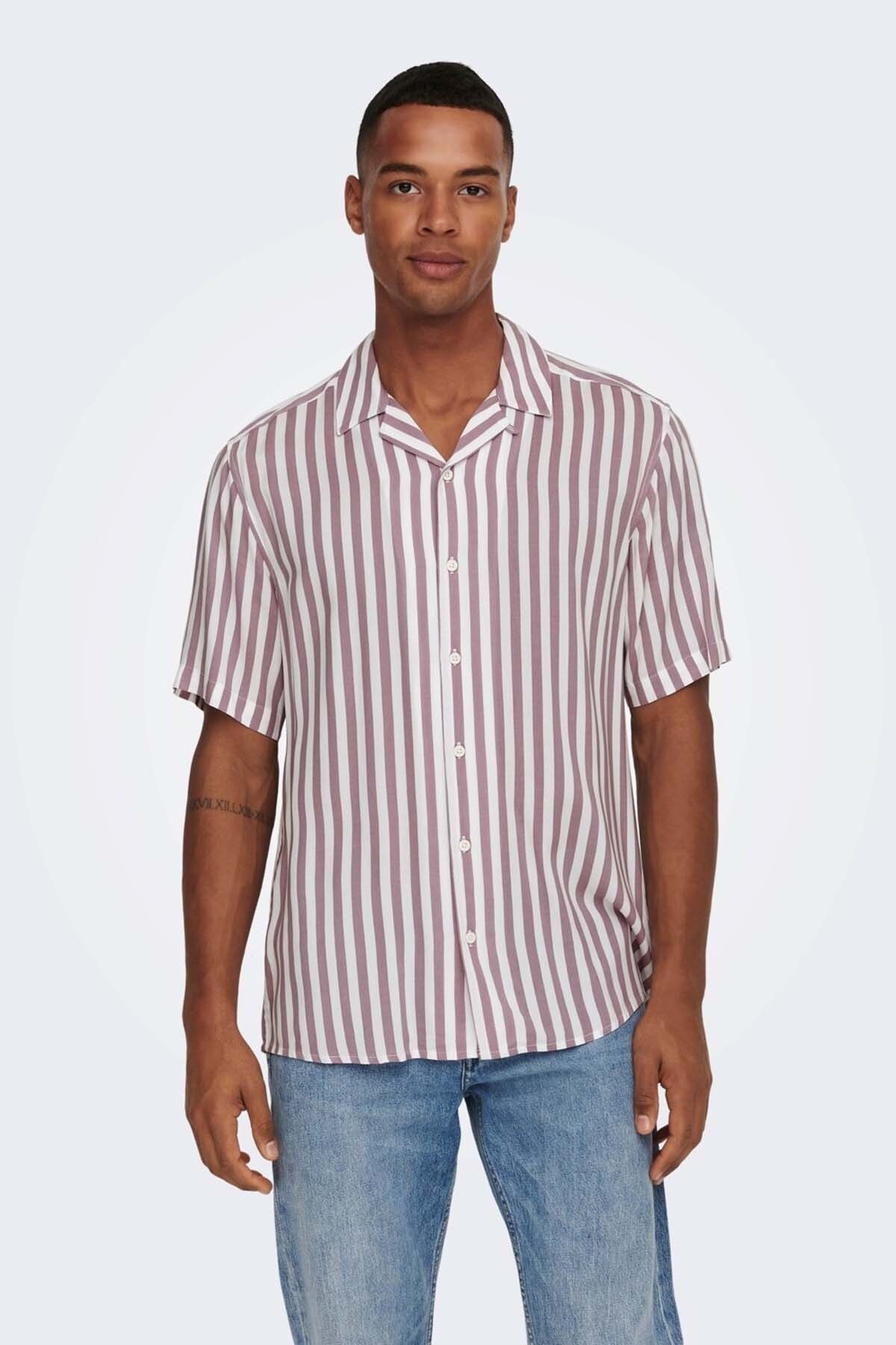 Striped rose shirt new arrivals