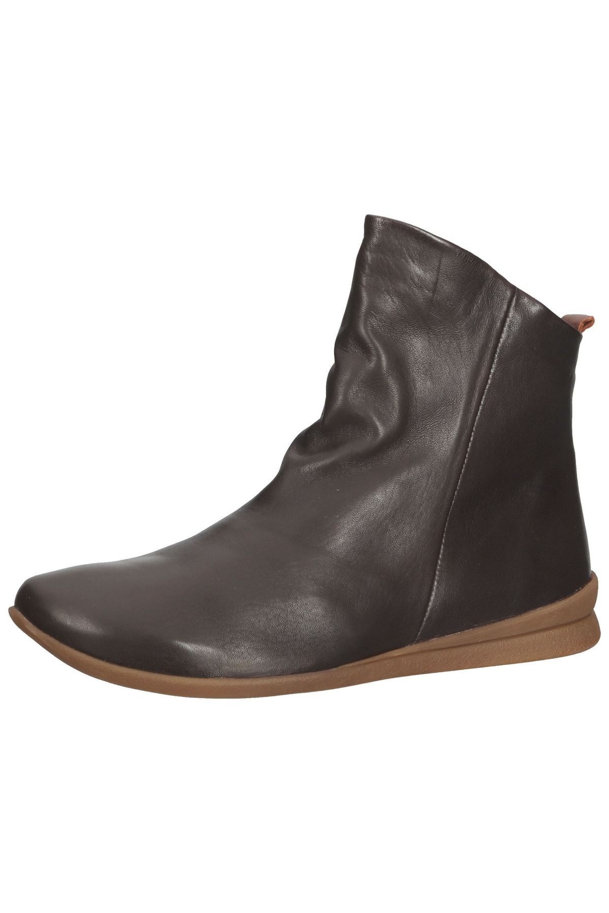 Think! Stiefelette Braun Flacher Absatz Fast ausverkauft