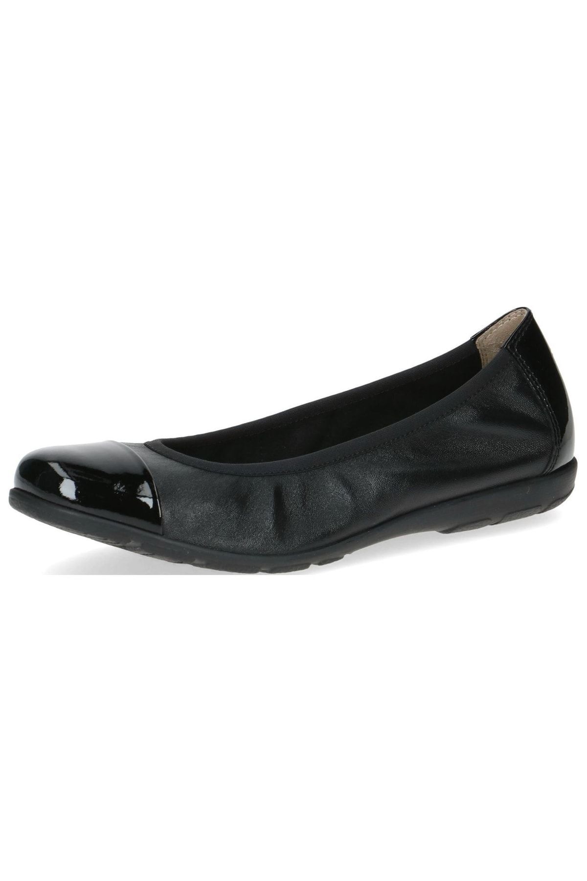 Caprice Ballerina Schwarz Flacher Absatz