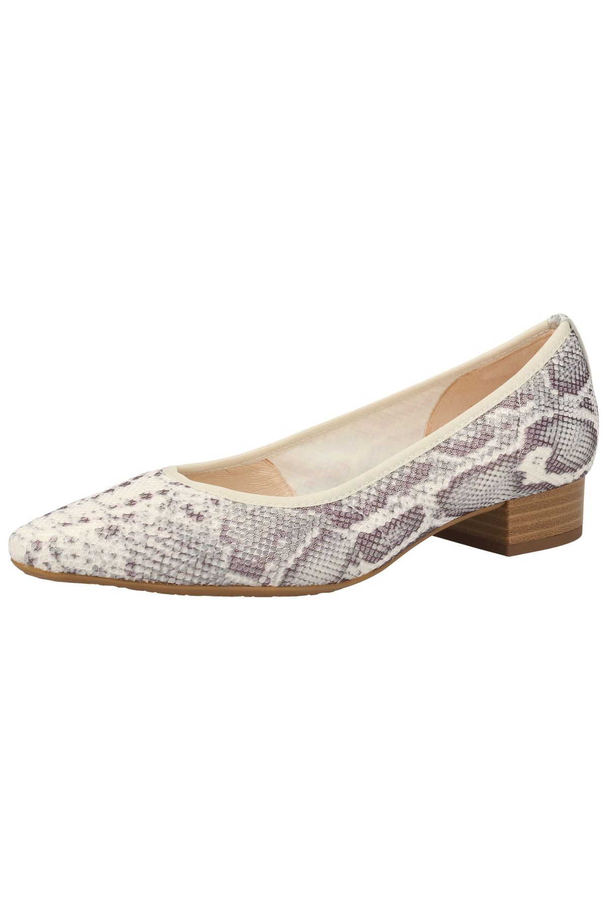 Peter Kaiser Pumps Grau Blockabsatz