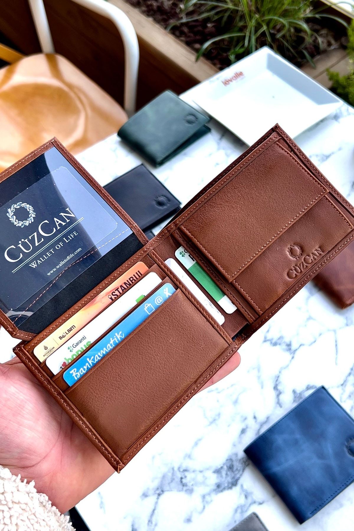 کیف پول مردانه NYC BOND TABA COATS LEATHINE WALLET مردانه'S PRIVE PRINPED PRINT هدیه KEYCHAIN CüzCan