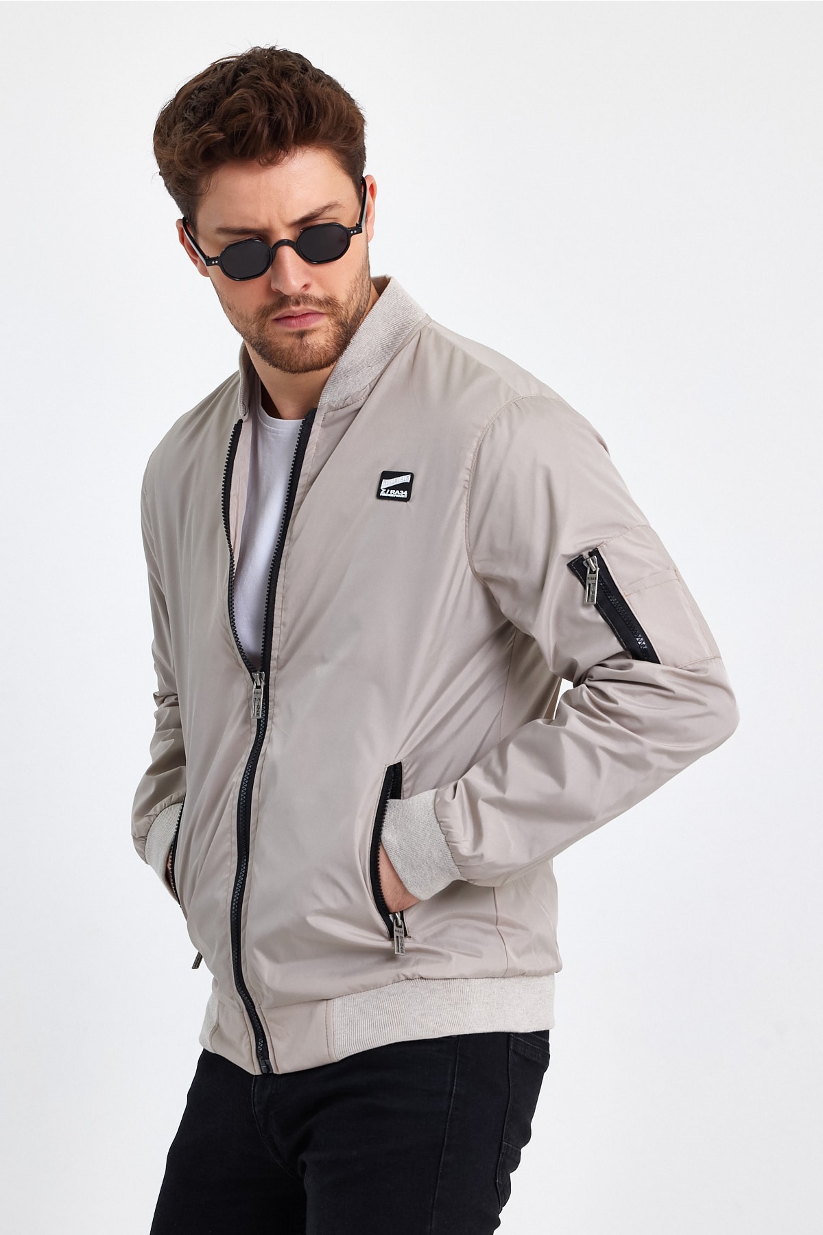 Bossago  Erkek Bej Mevsimlik Ceket - Görsel 6