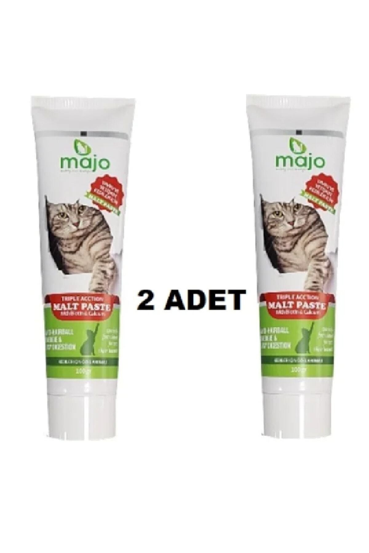 Majo Malt Macunu Yavru Ve Yetişkin Kediler Için Tüy Yumağı Önleyici X 2 Adett