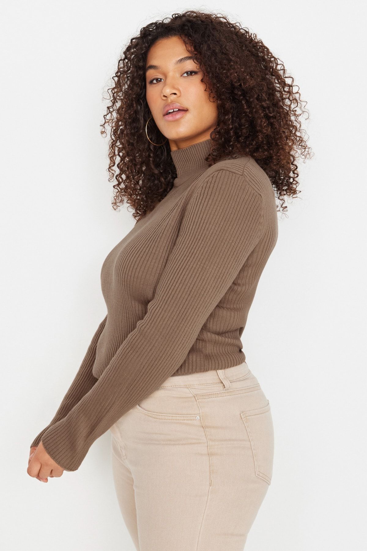 Half discount turtleneck top