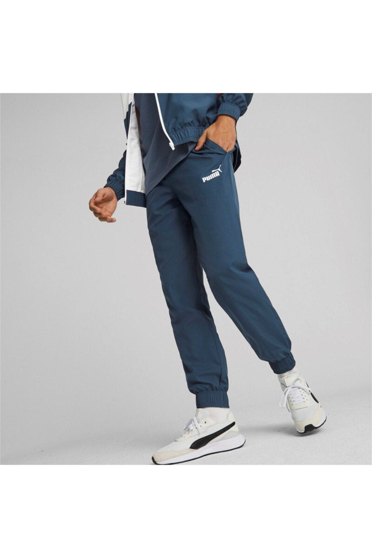 Puma woven tracksuit mens top