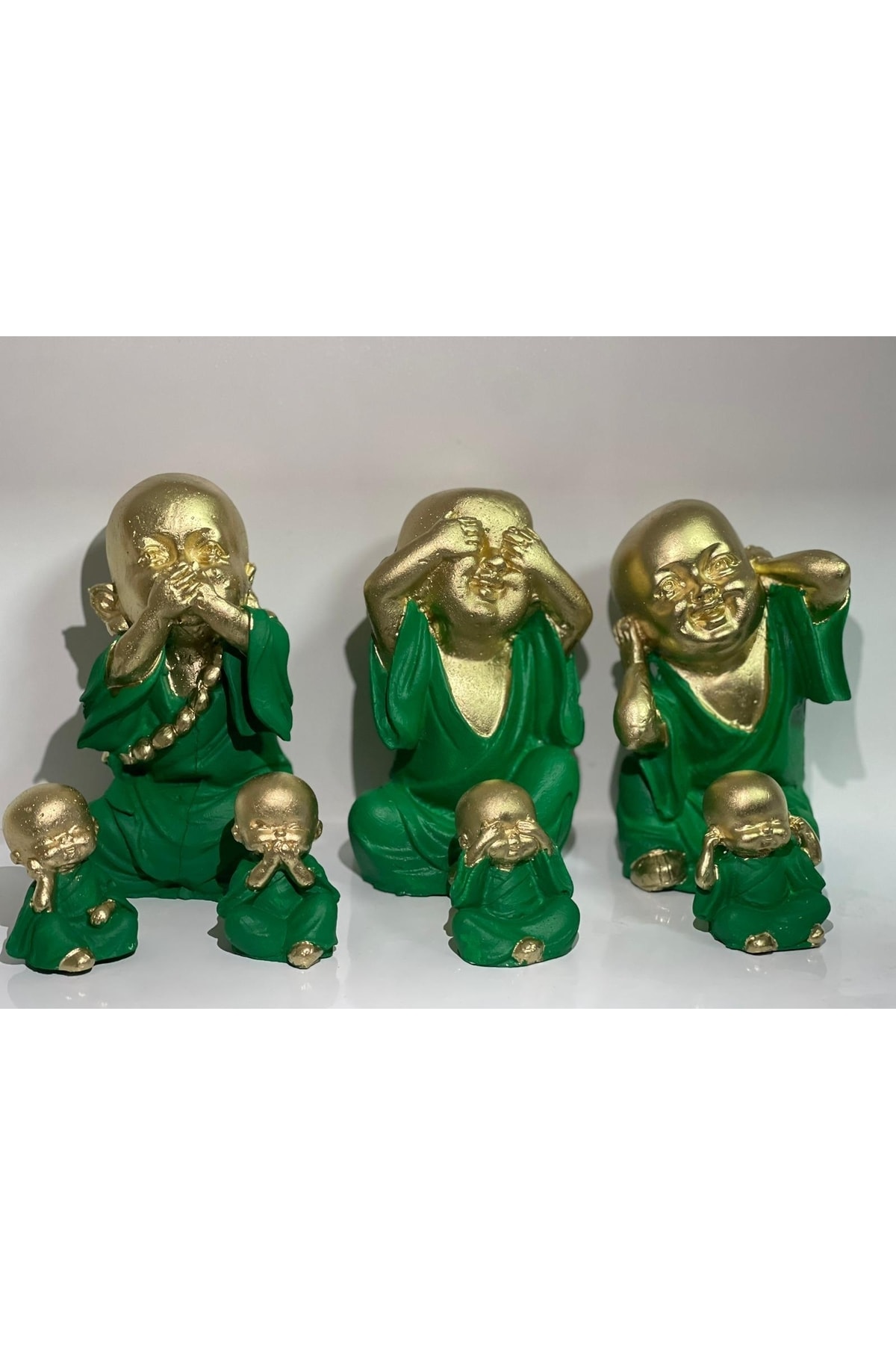 7 Decorative Not Seen Not Heard Not Know Handmade Trinket