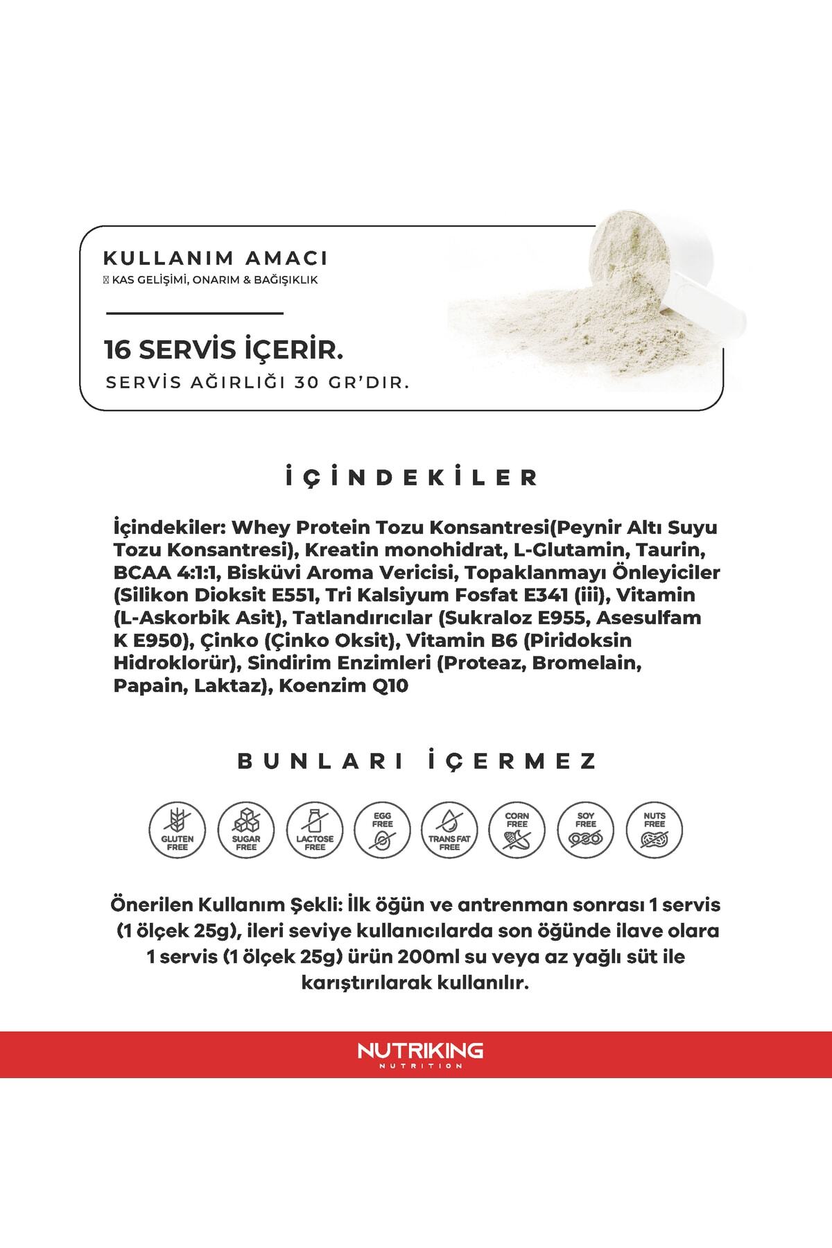 Whey Protein ™ 1000 Gr Bisküvi Aromalı - 40 Servis 4