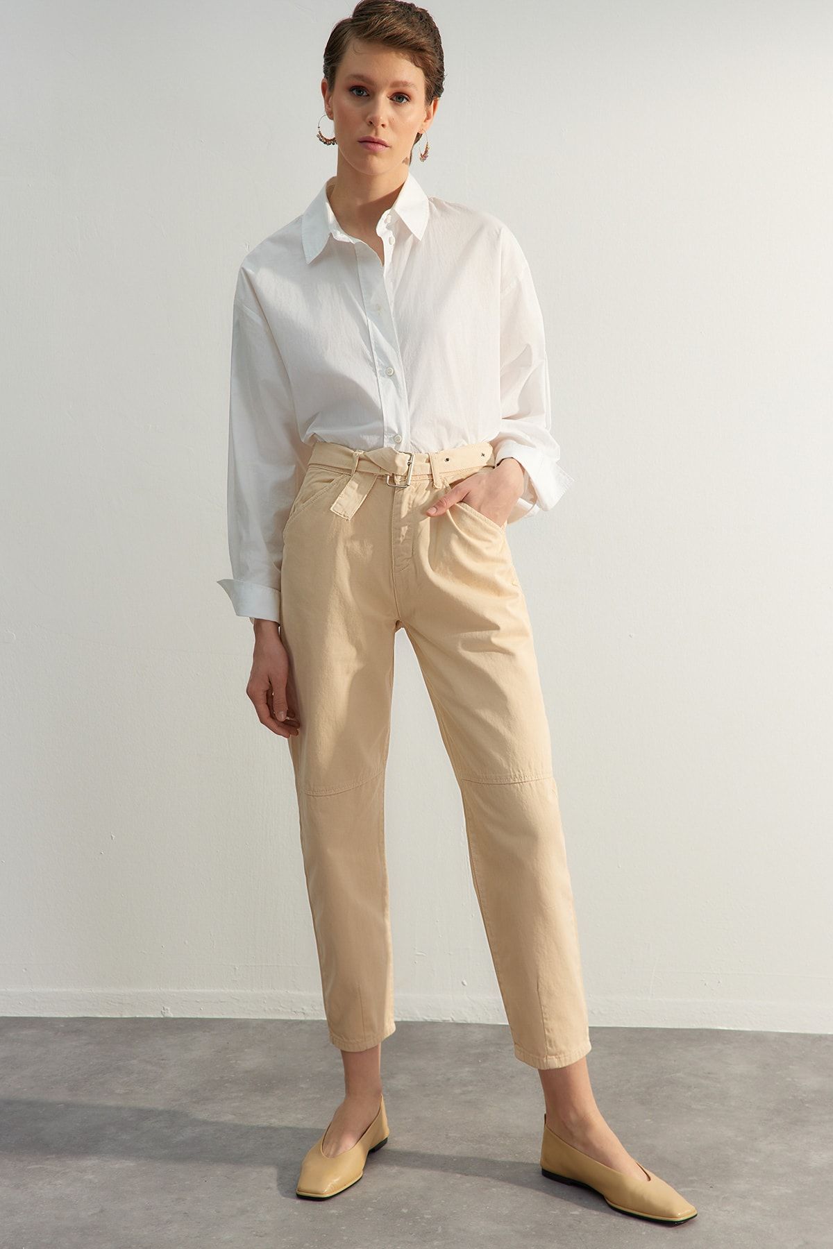 Trendyol Collection Jeans Braun Relaxed