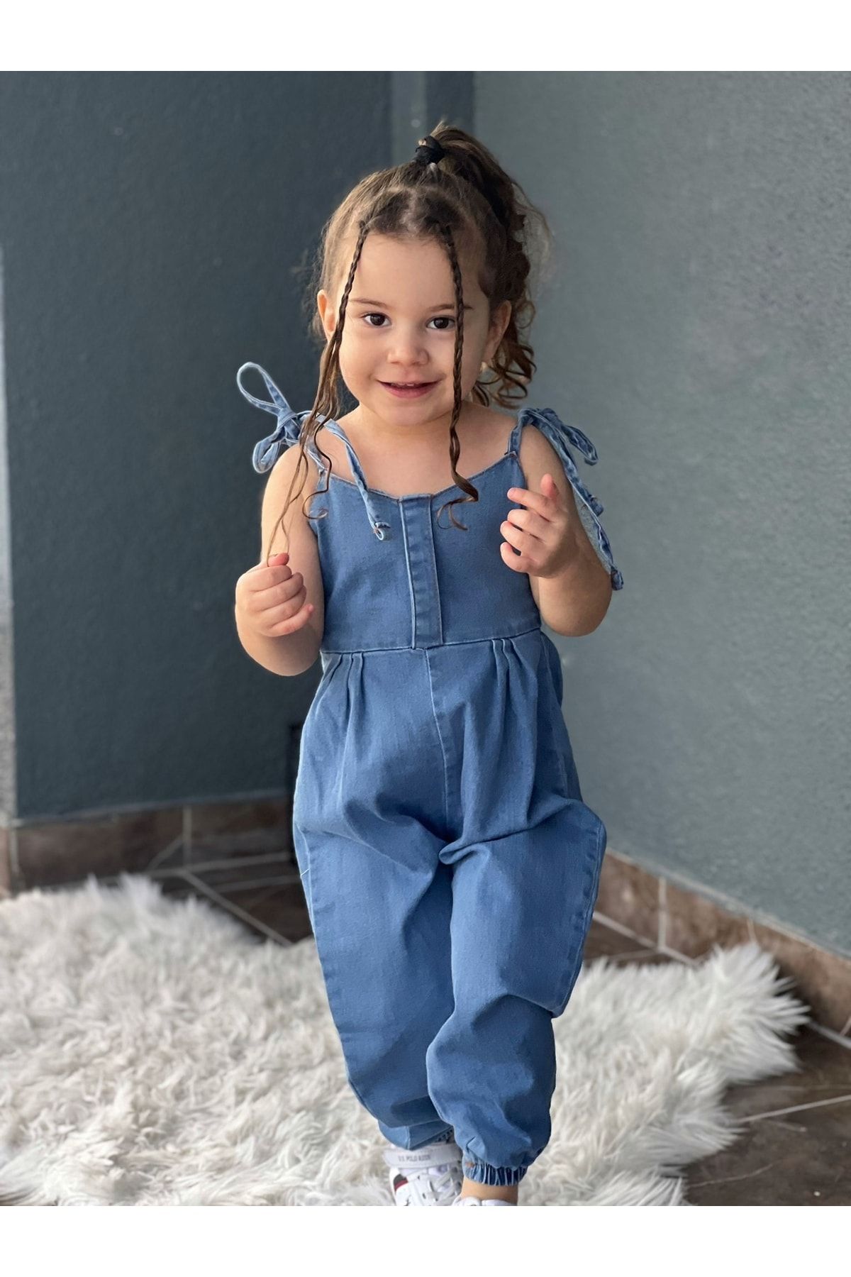 Blue kids jumpsuit clearance