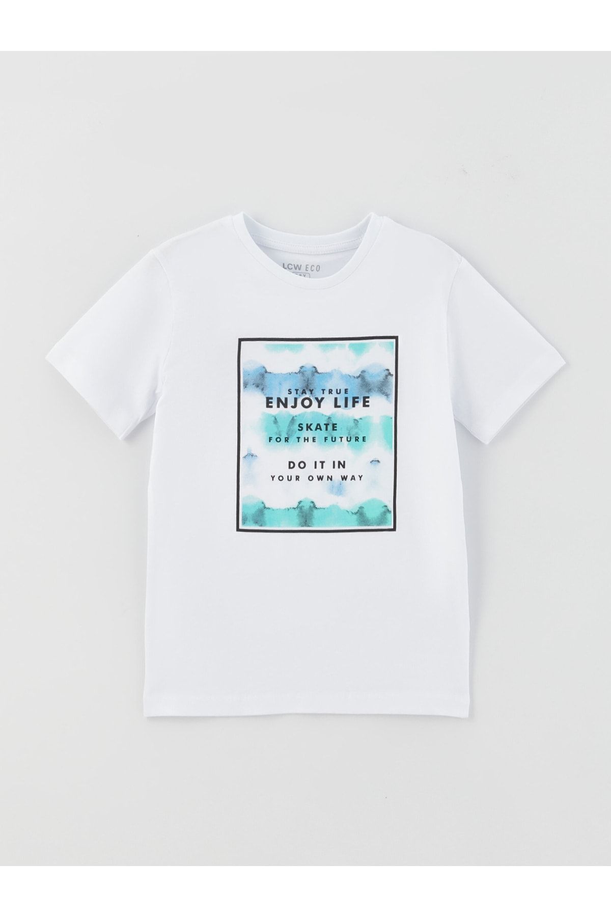 LC Waikiki T-Shirt Weiß Regular Fit