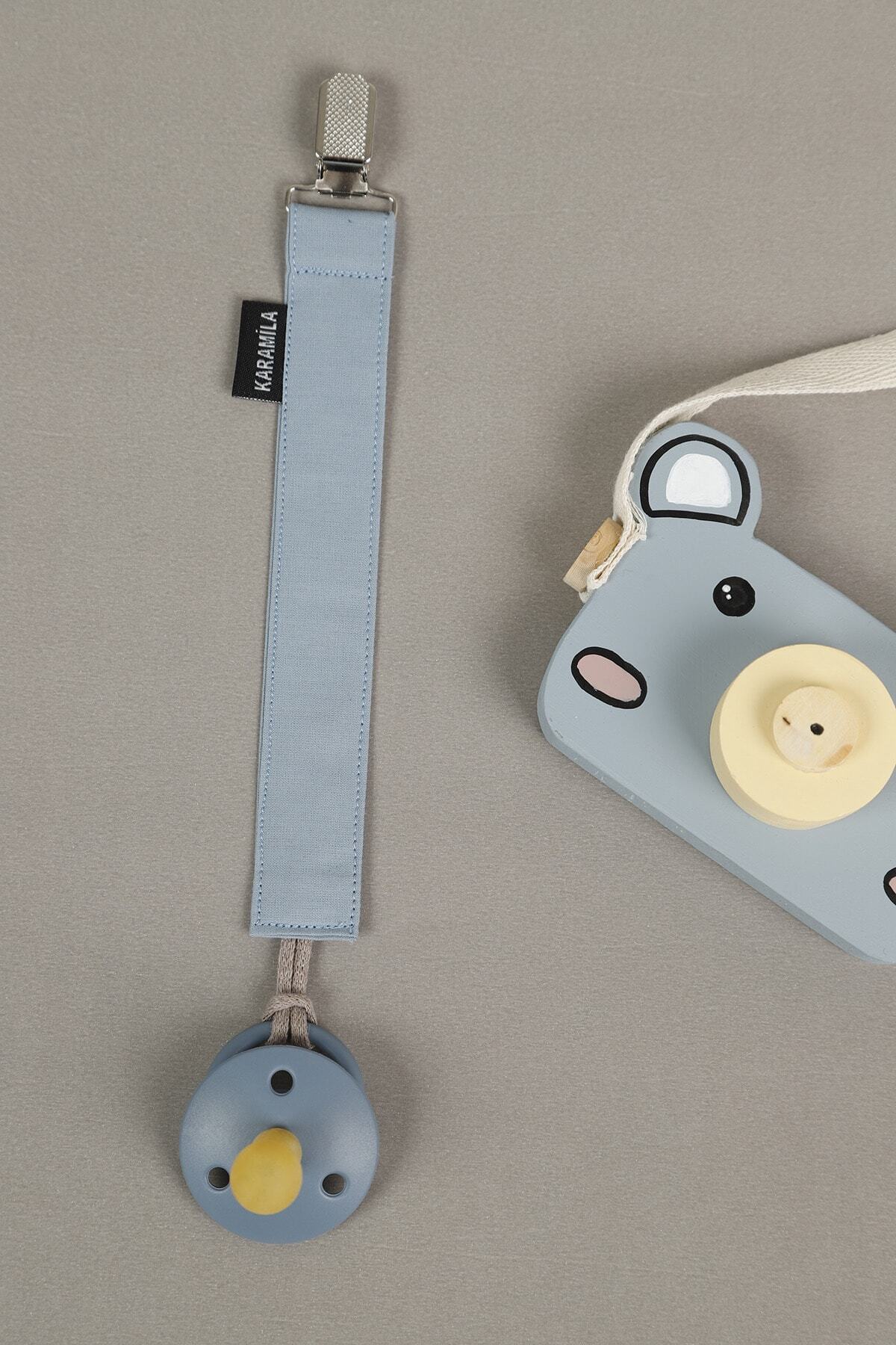 KARAMİLA 4’lü Erkek Bebek Emzik Askısı- Emzik Zinciri-emzik Tutacağı-erkek Bebek Hediyesi fotoğrafı 2 (önizleme)