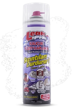 Badem10 Şeffaf Su Yalıtım Spreyi 396 GR Su Sızdırmaz Geçirmez Sprey Kauçuk Ka...