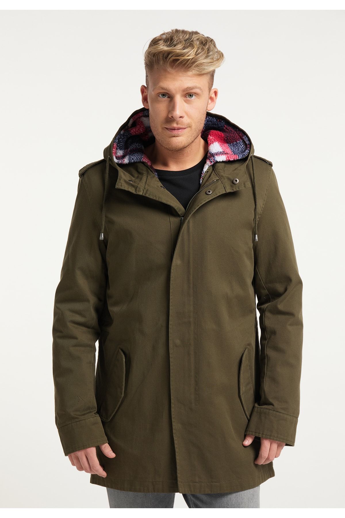 Mo Jacke Khaki Regular Fit Fast ausverkauft