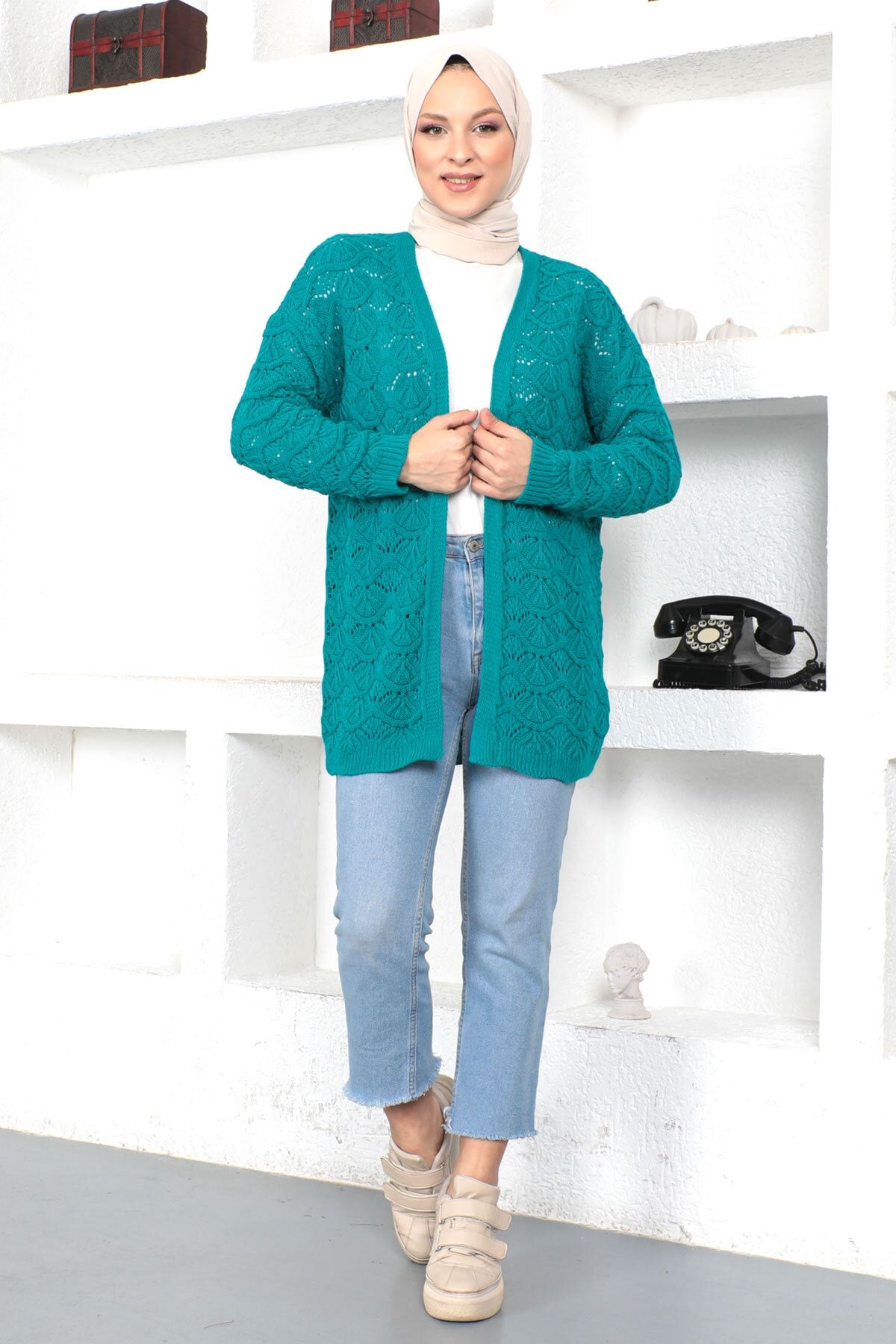 Turquoise cardigans sales