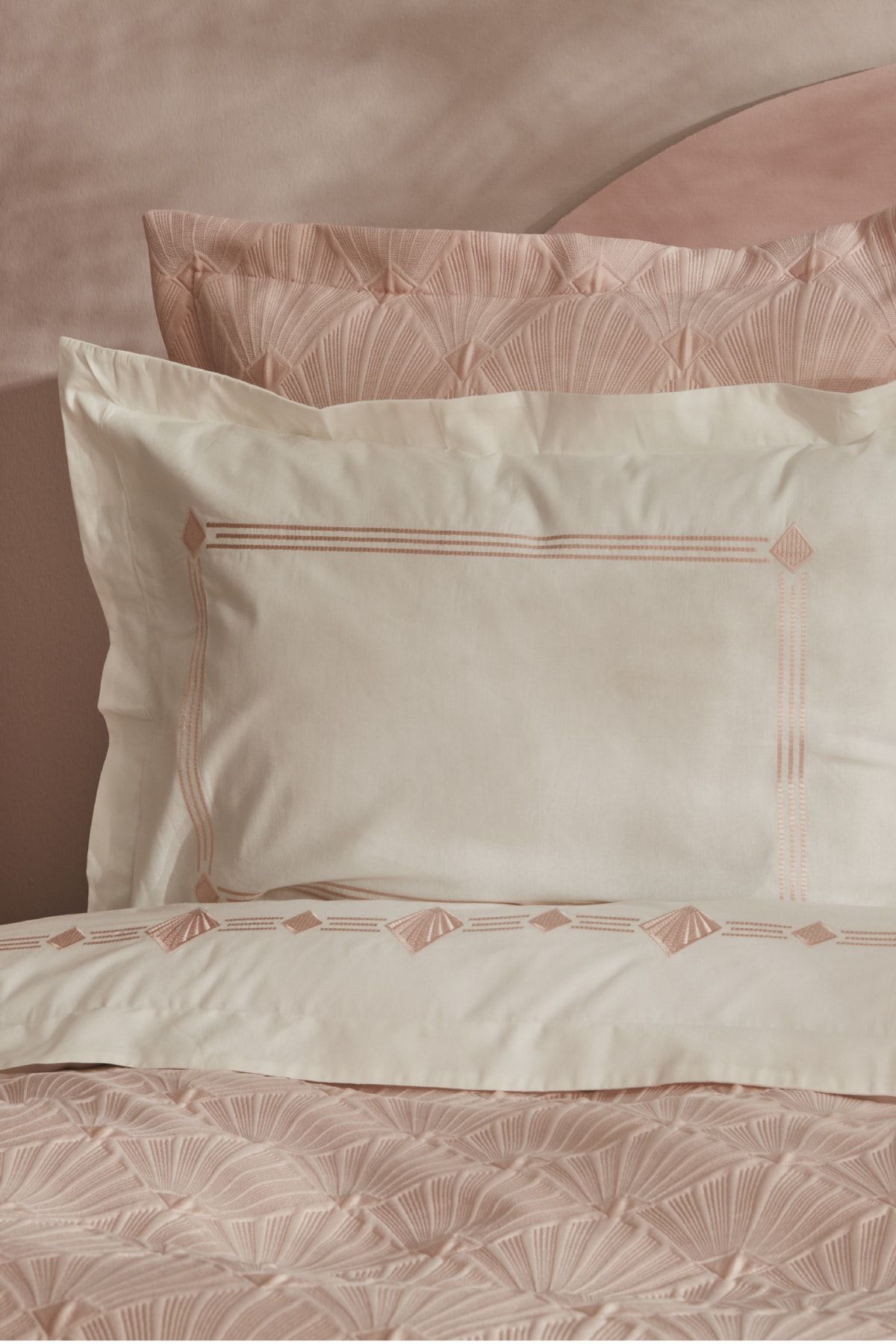 Karaca Home-Diamond Double Duet Set Salmon 5