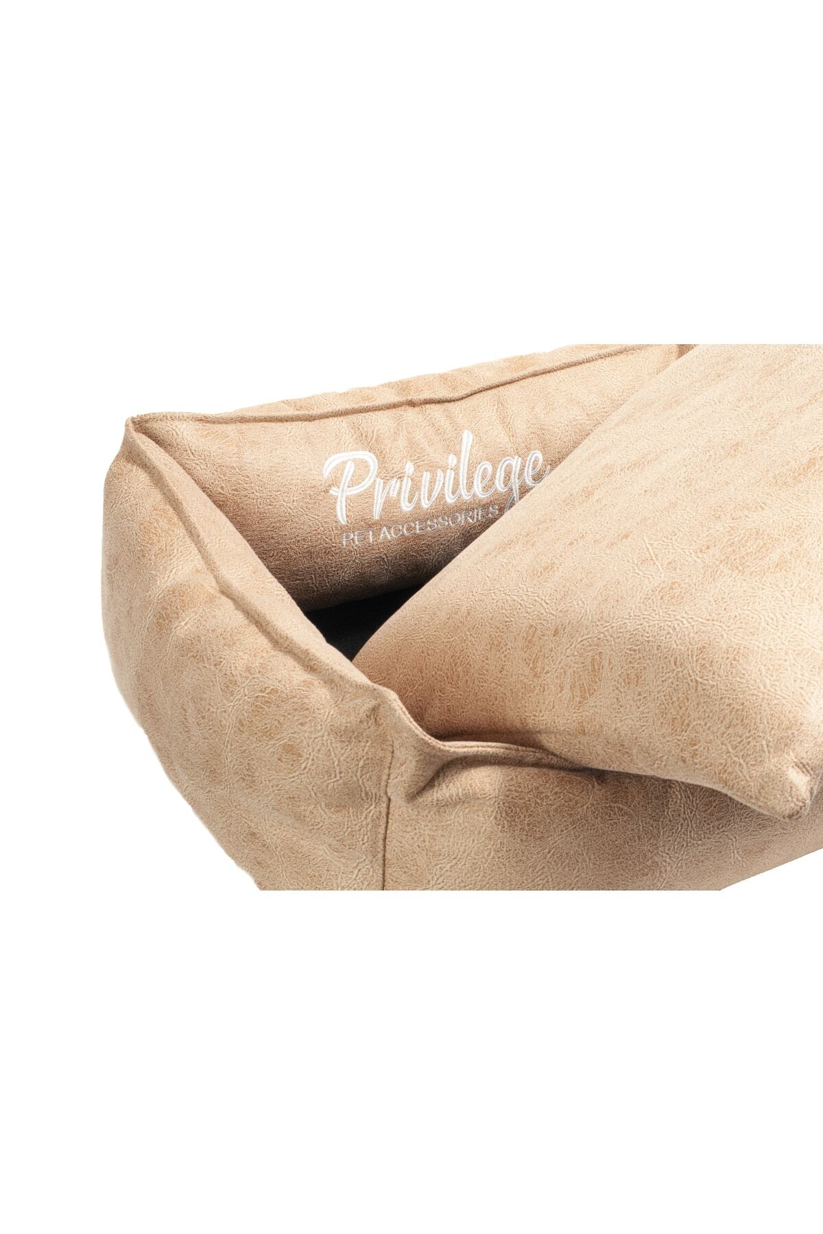 Premium Visco Kedi Yatağı Camel Small