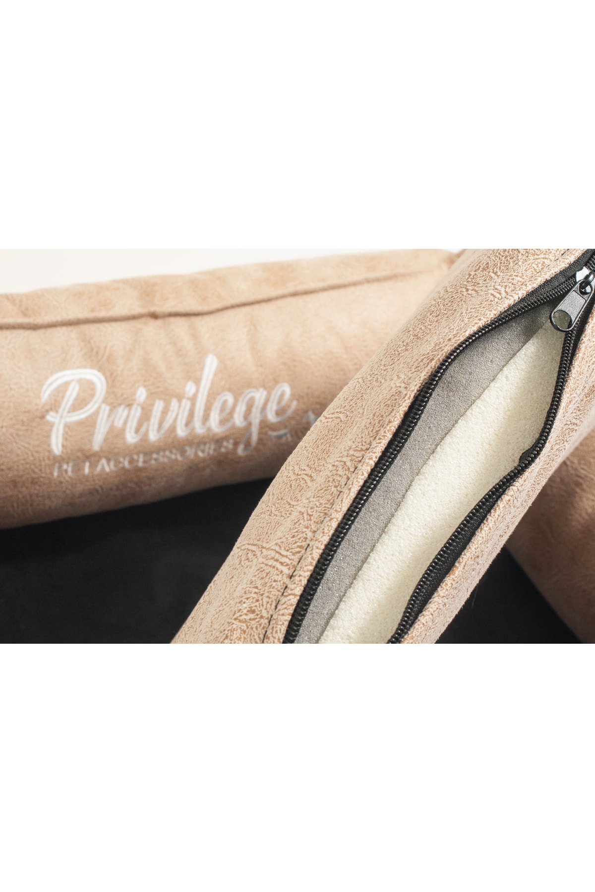 Premium Visco Kedi Yatağı Camel Medium