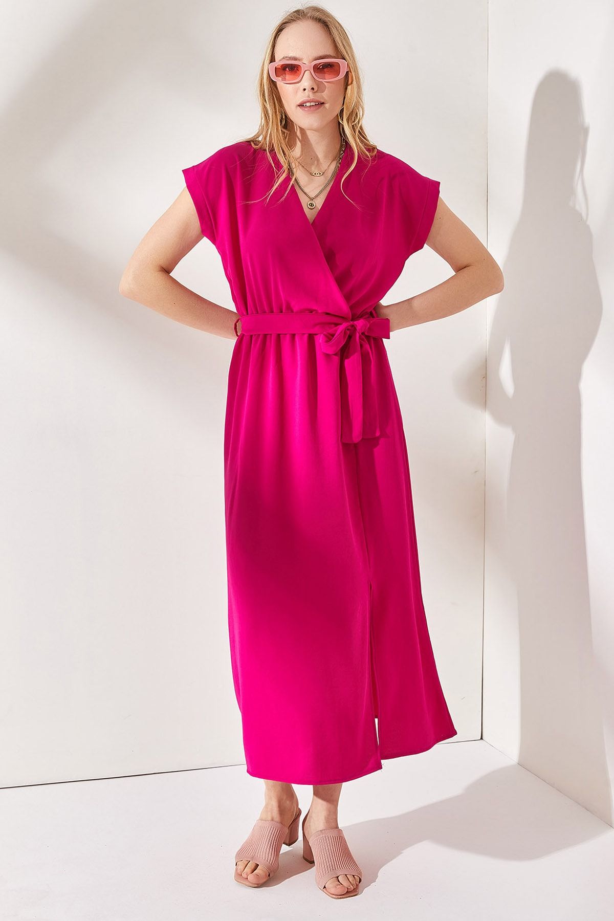 Olalook Kleid Rosa Basic Fast ausverkauft