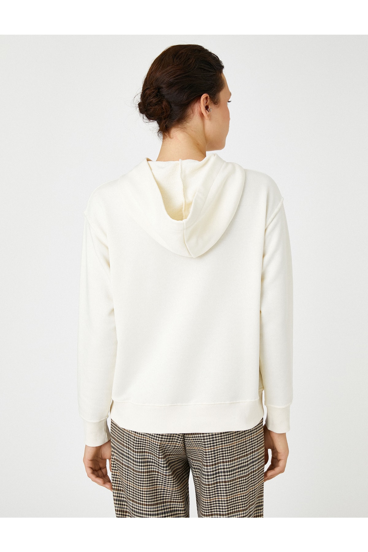 سویشرت زنانه اکرو کوتونKoton | 3WAK10277EK اورجینال - تصویر 4