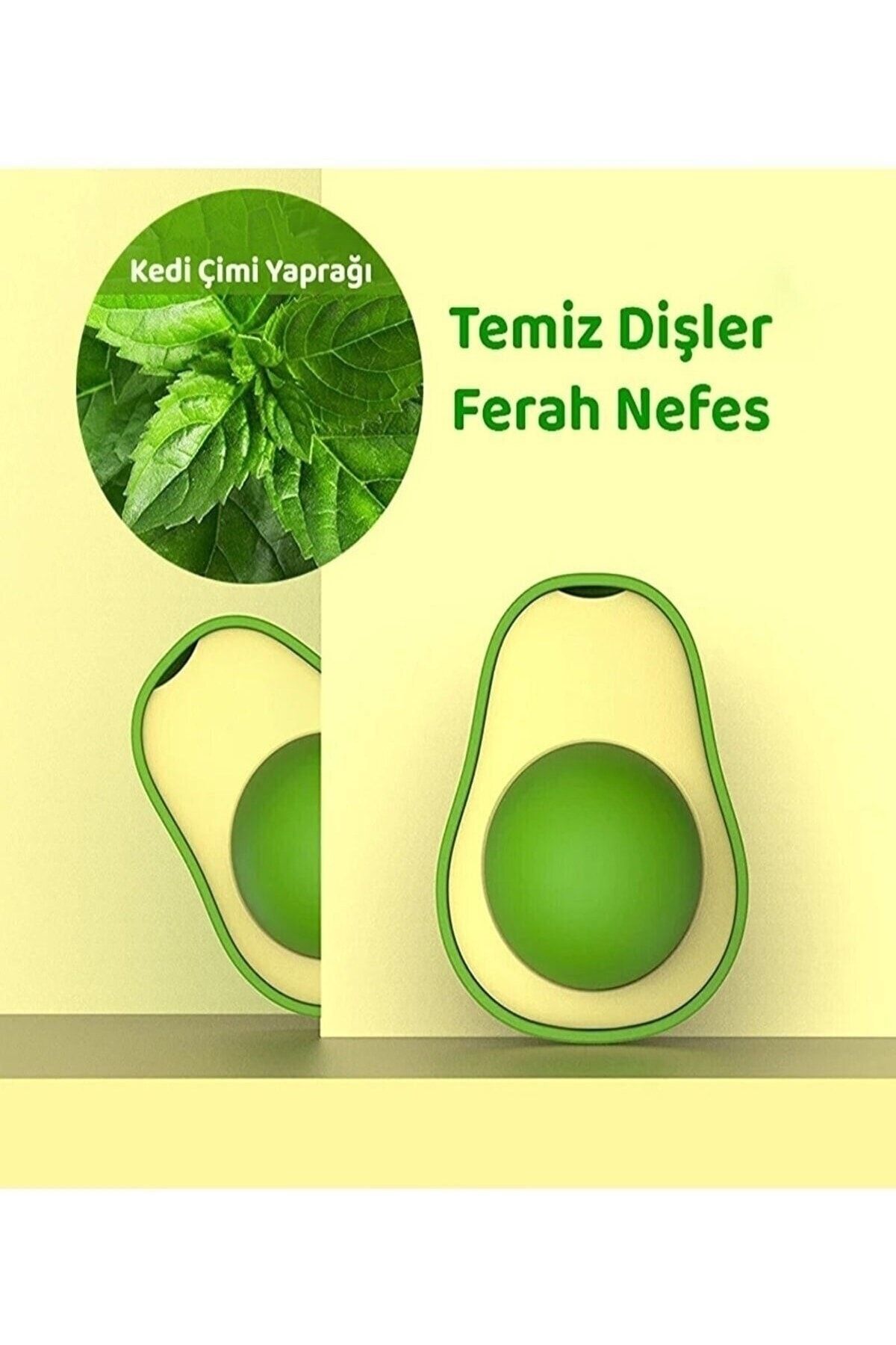 Hyd-Natural Catnip Edible Avocado Catnip Herb Play Ball Toy Ball Toy Cat Licking Ball 4