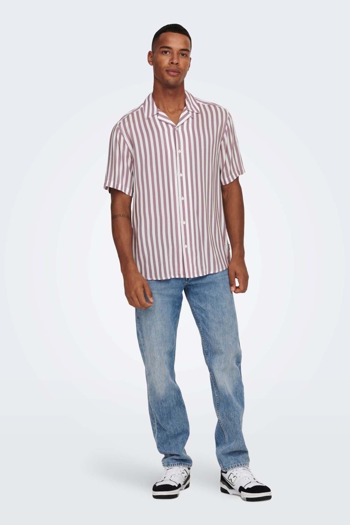 Rose striped shirt hotsell