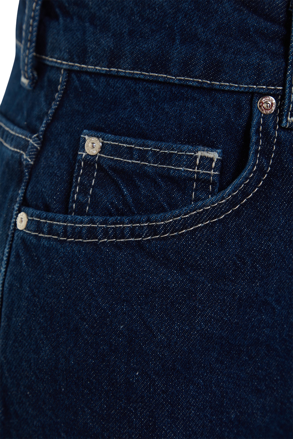 Trendyolmilla  Koyu Mavi Denim Bermuda TWOSS23SR00094 - Görsel 8