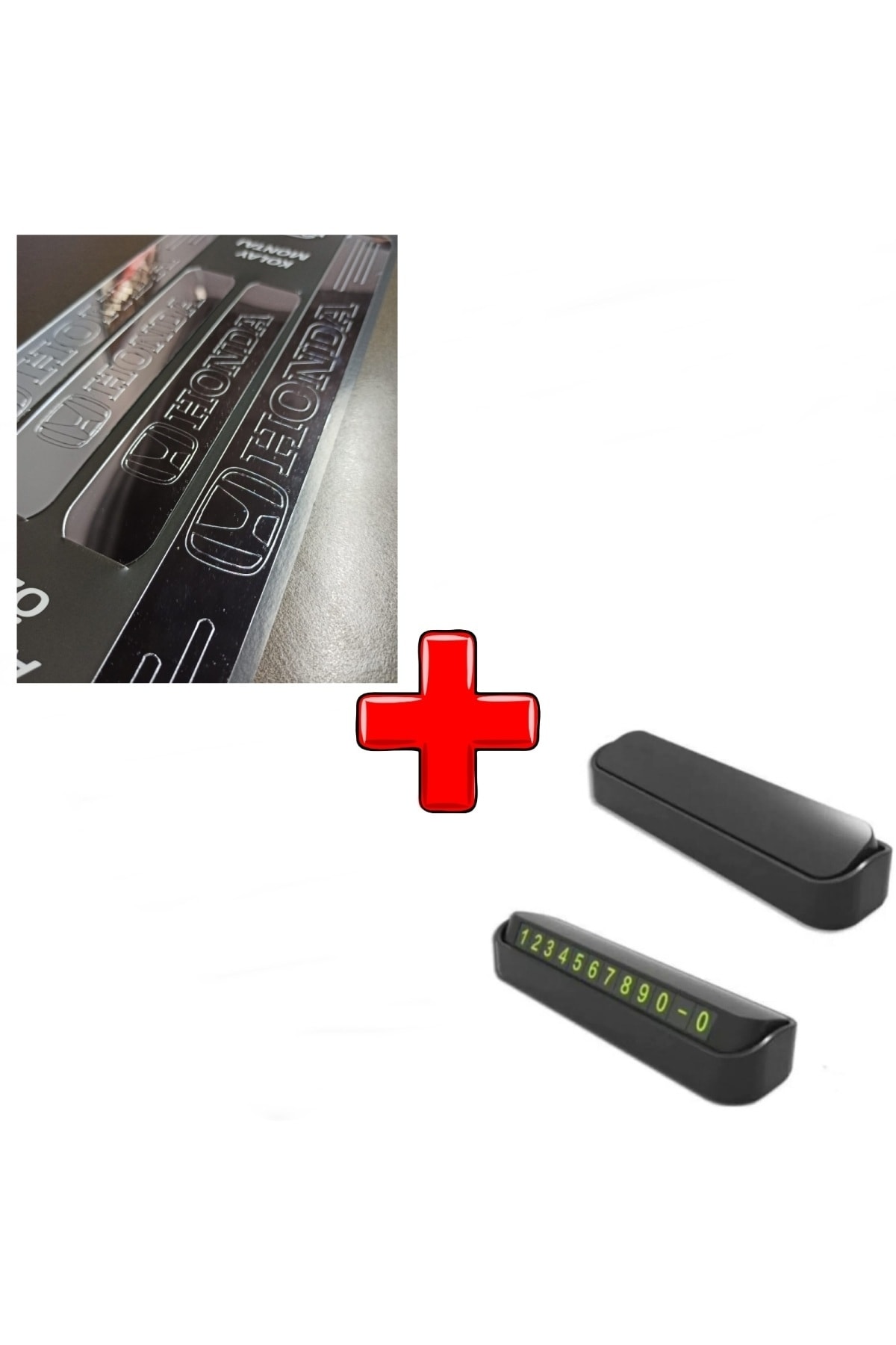 Aksefuar Lazer Honda Civic Vtec2 Ile Uyumlu Kapı Eşiği Ve Kapaklı Numaratör (park Tel)