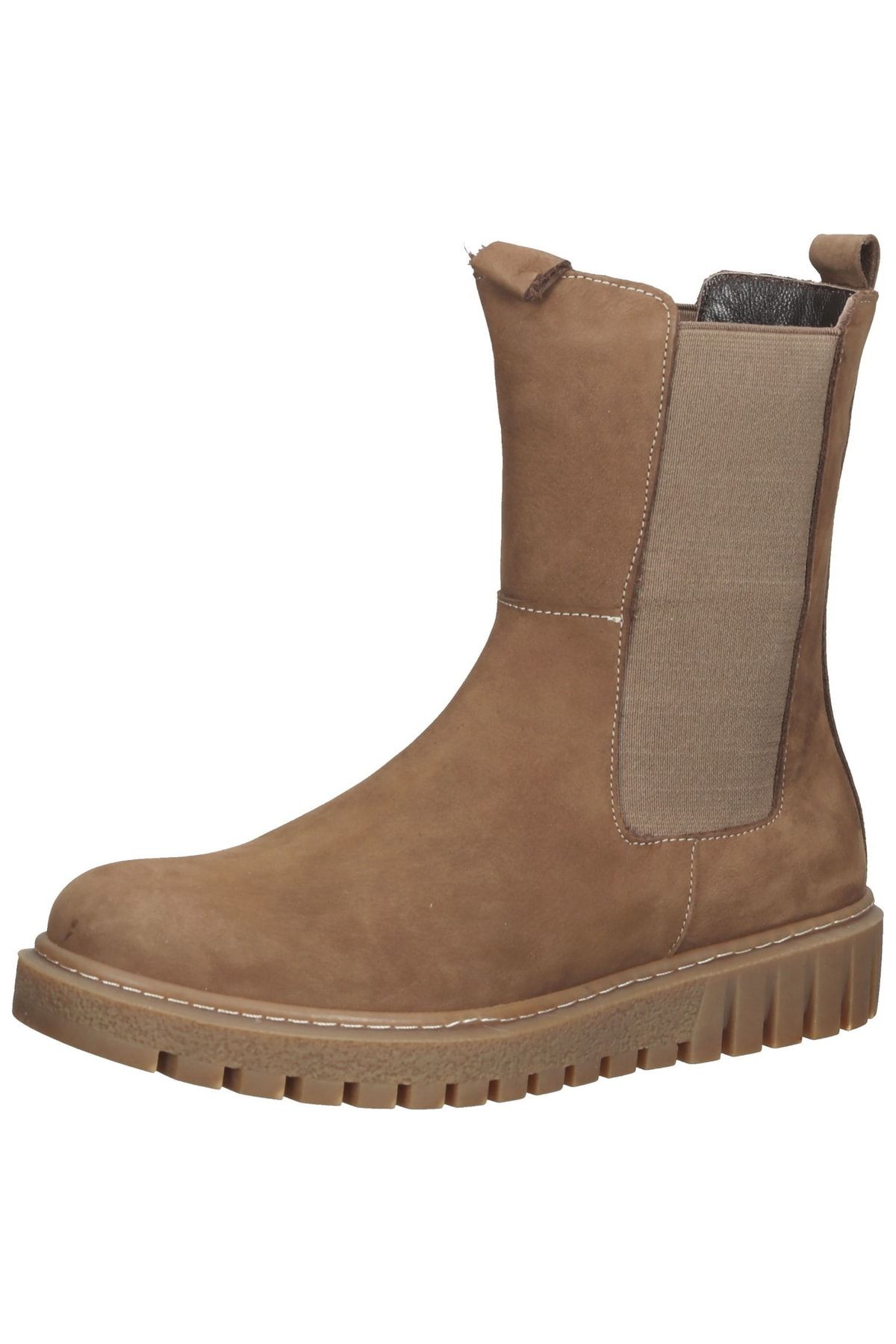 LAZAMANİ Stiefelette Beige Flacher Absatz Fast ausverkauft