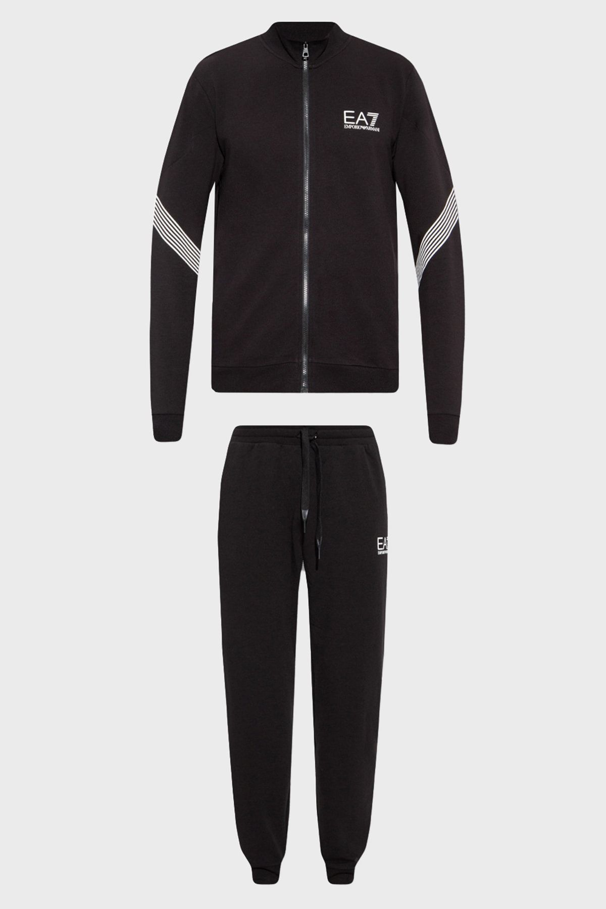 Ea7 7 best sale lines fleece tracksuit