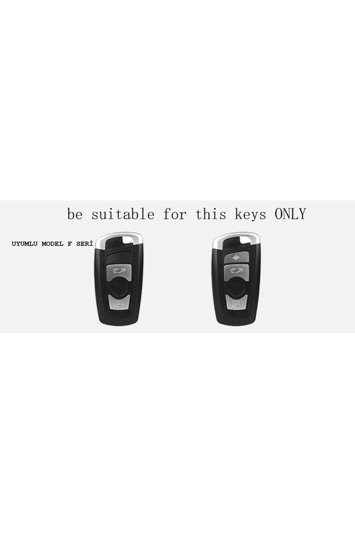 idealaksesuar-Bmw F10 F20 F30 Alacantra M Performance Key Case Keychain Car Keychain Bmw Full Red Model 5