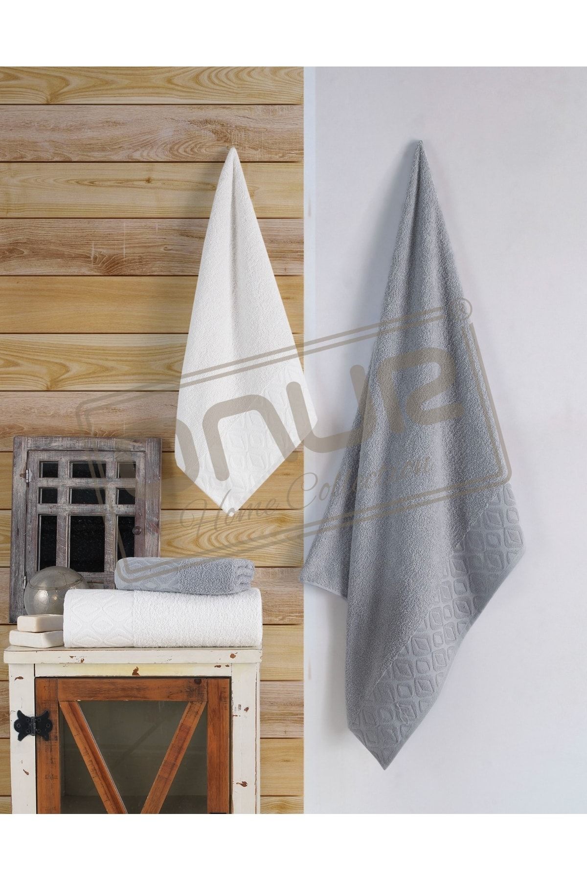 Gray shop bath towels